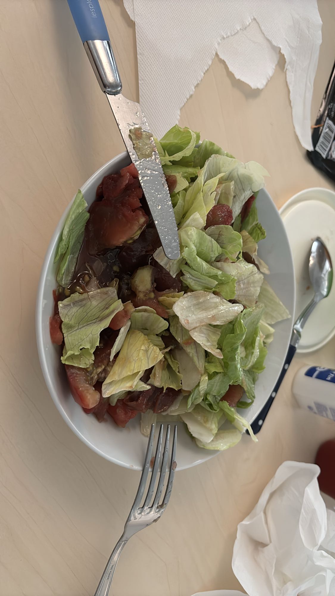 Salade tomate laitue