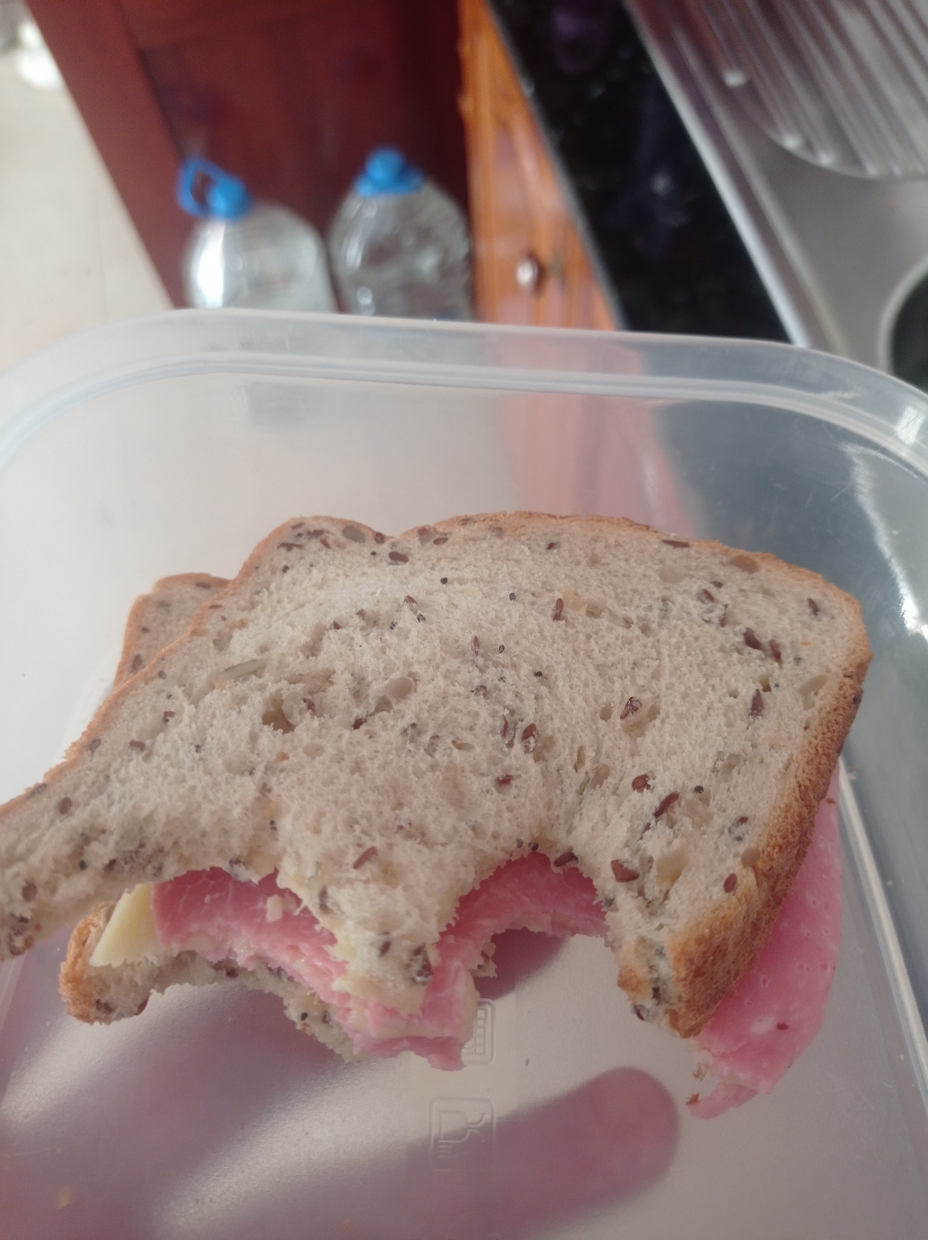 Ham and cheese sandwich