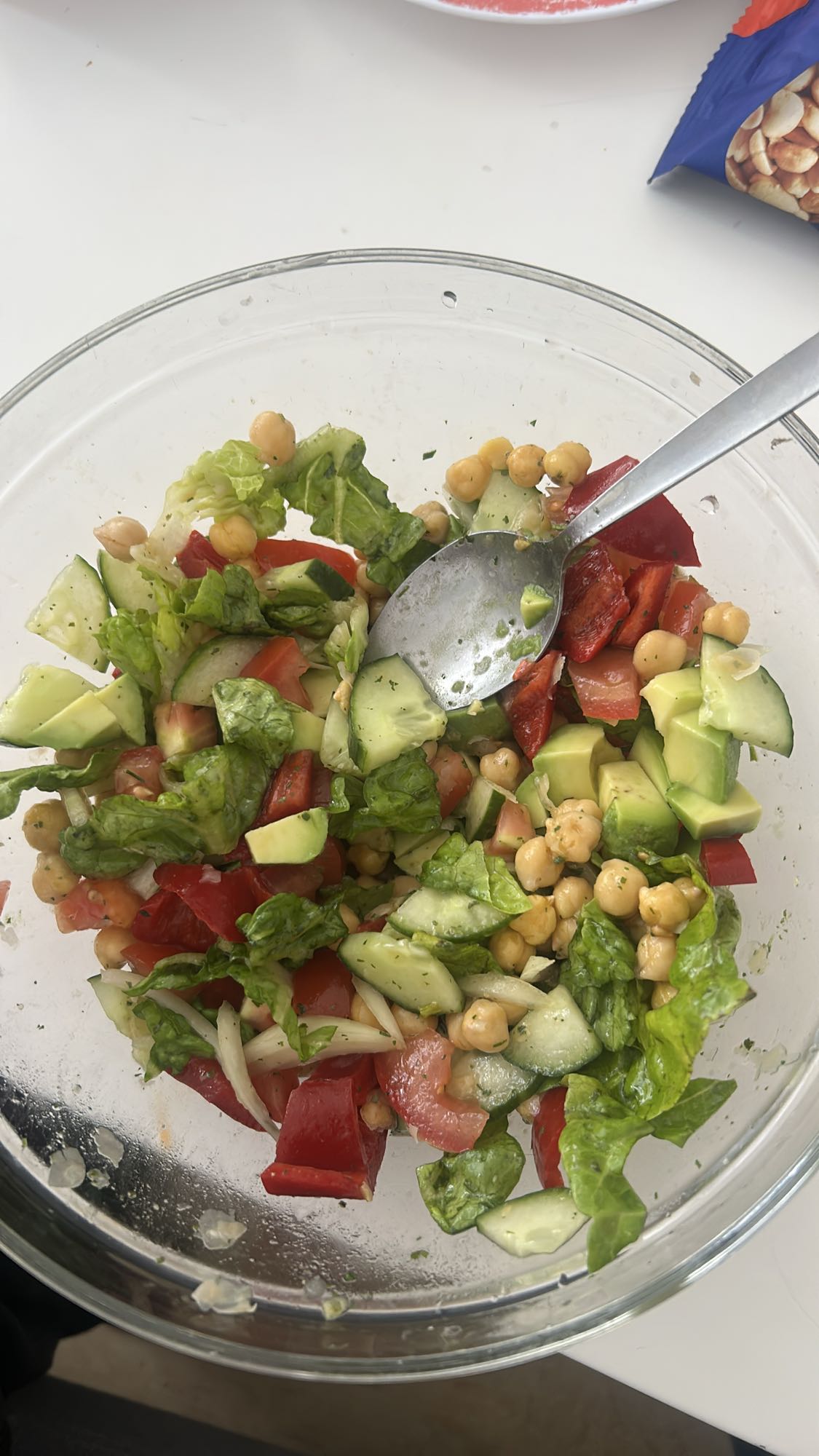 Kichererbsen-Gemüsesalat