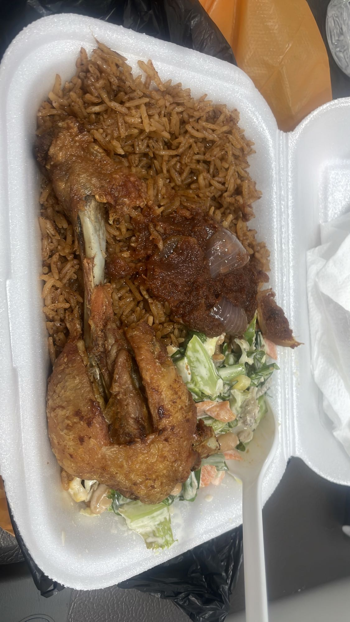 Fried rice with chicken