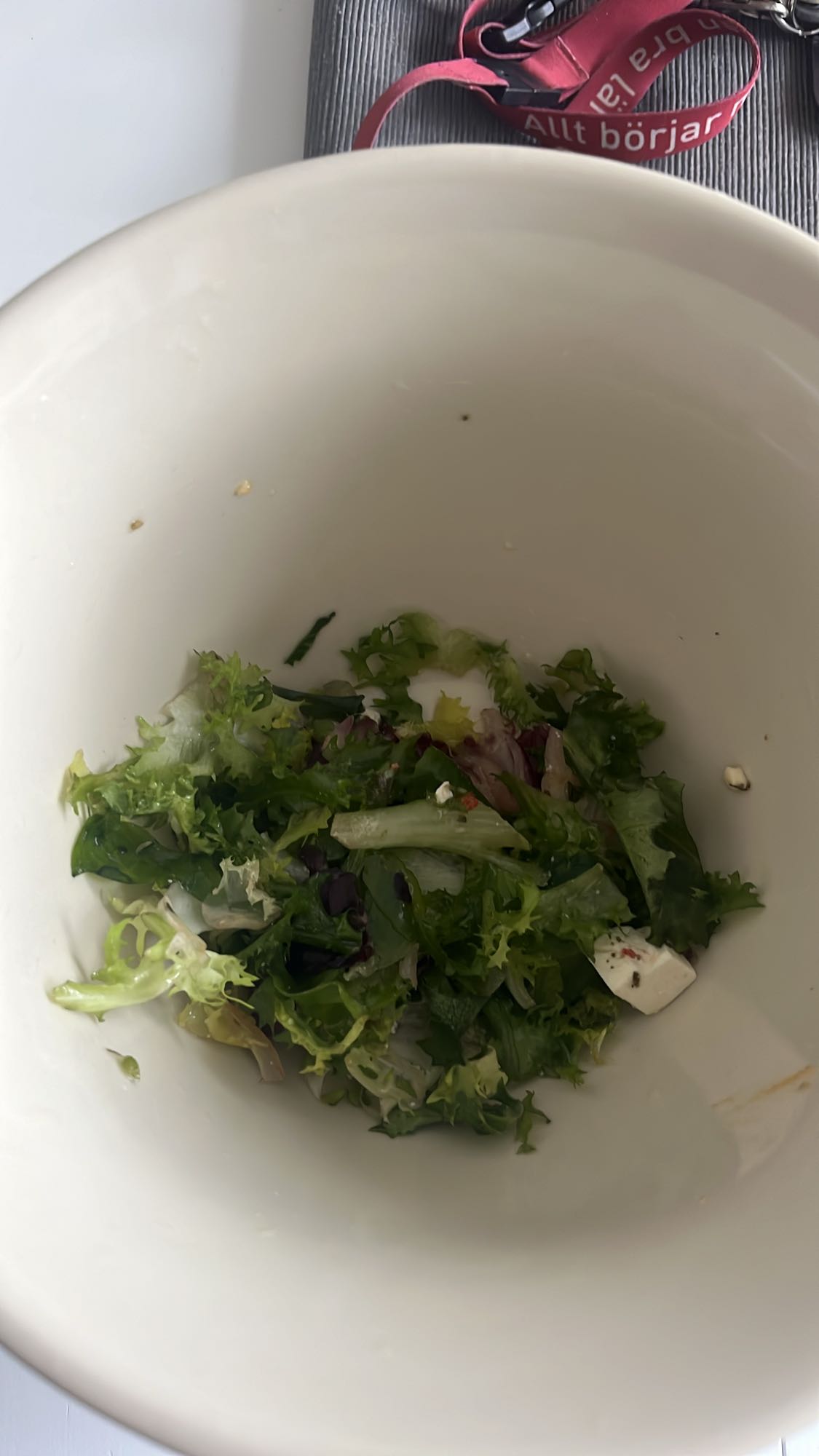 Grönsallad med fetaost