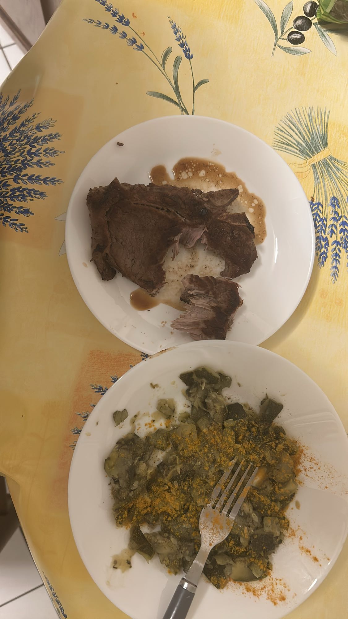 Boeuf et courgettes épicées