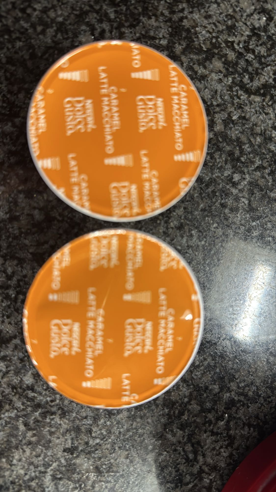 Caramel latte macchiato