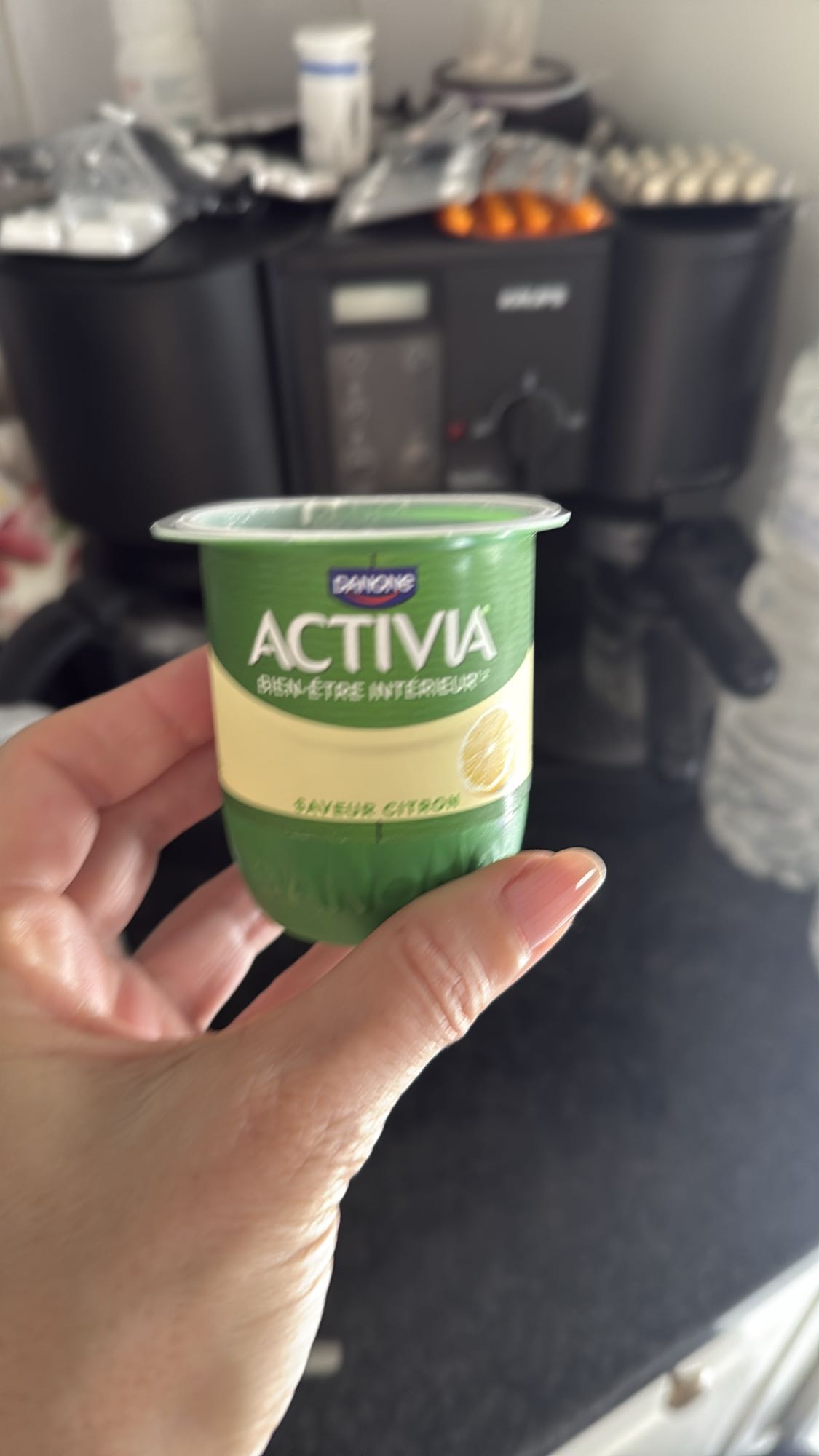 Activia citroen yoghurt