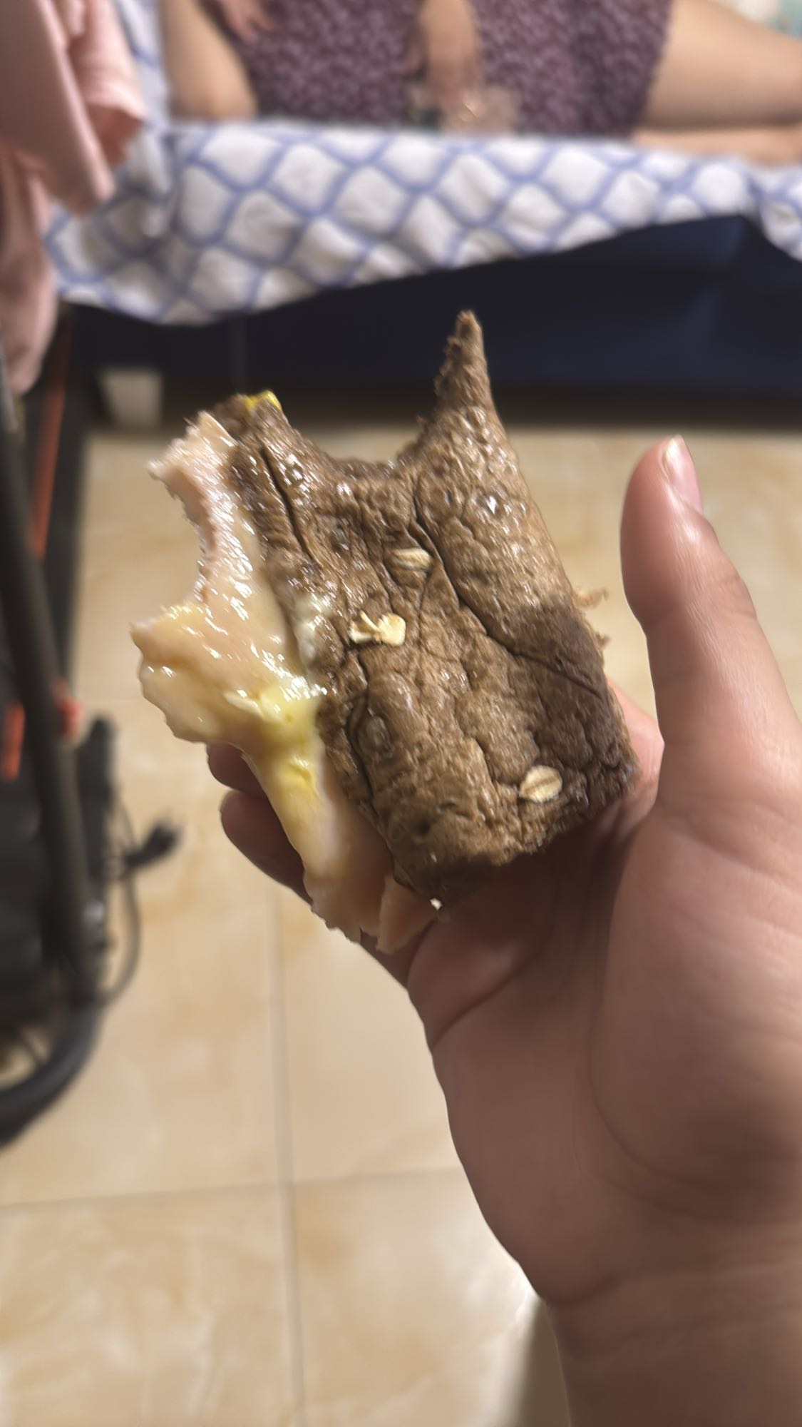 Chicken oat sandwich