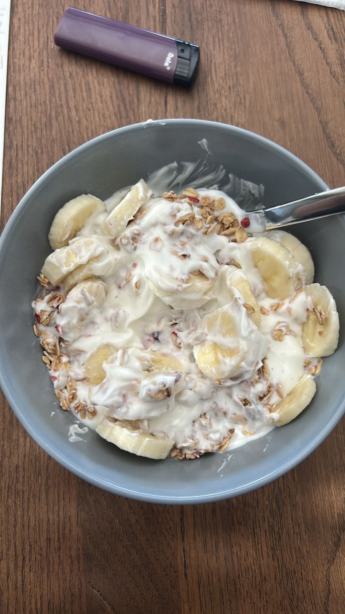 Yaourt banane granola