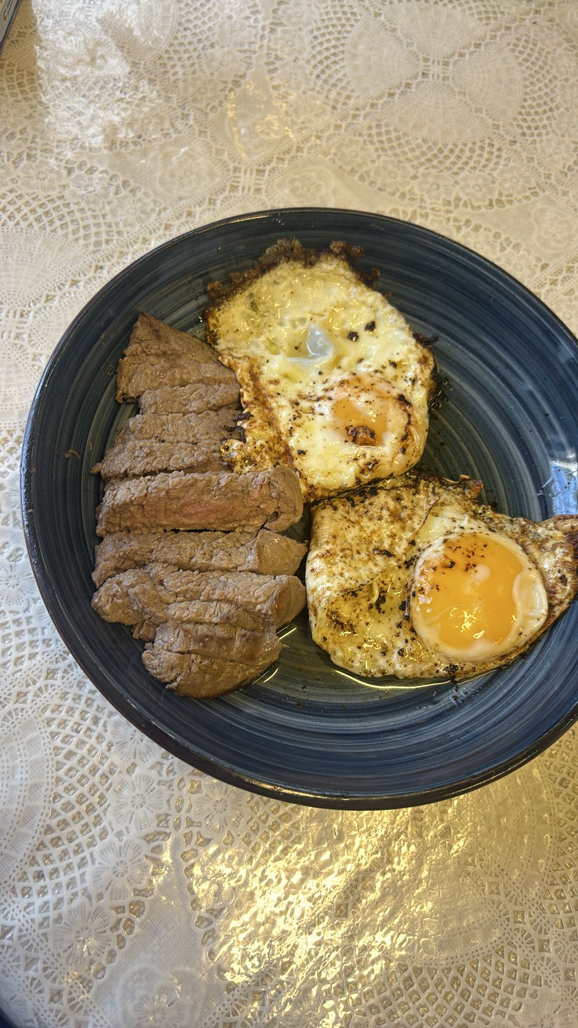 Steak and Fried Eggs