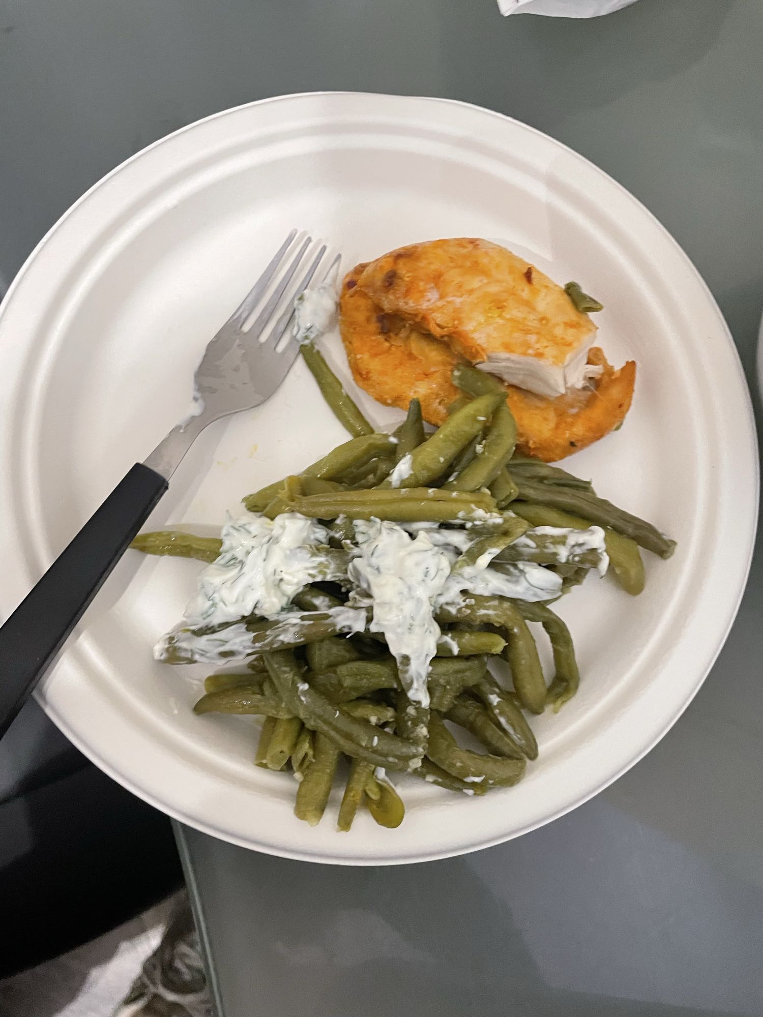 Piept de pui cu fasole verde