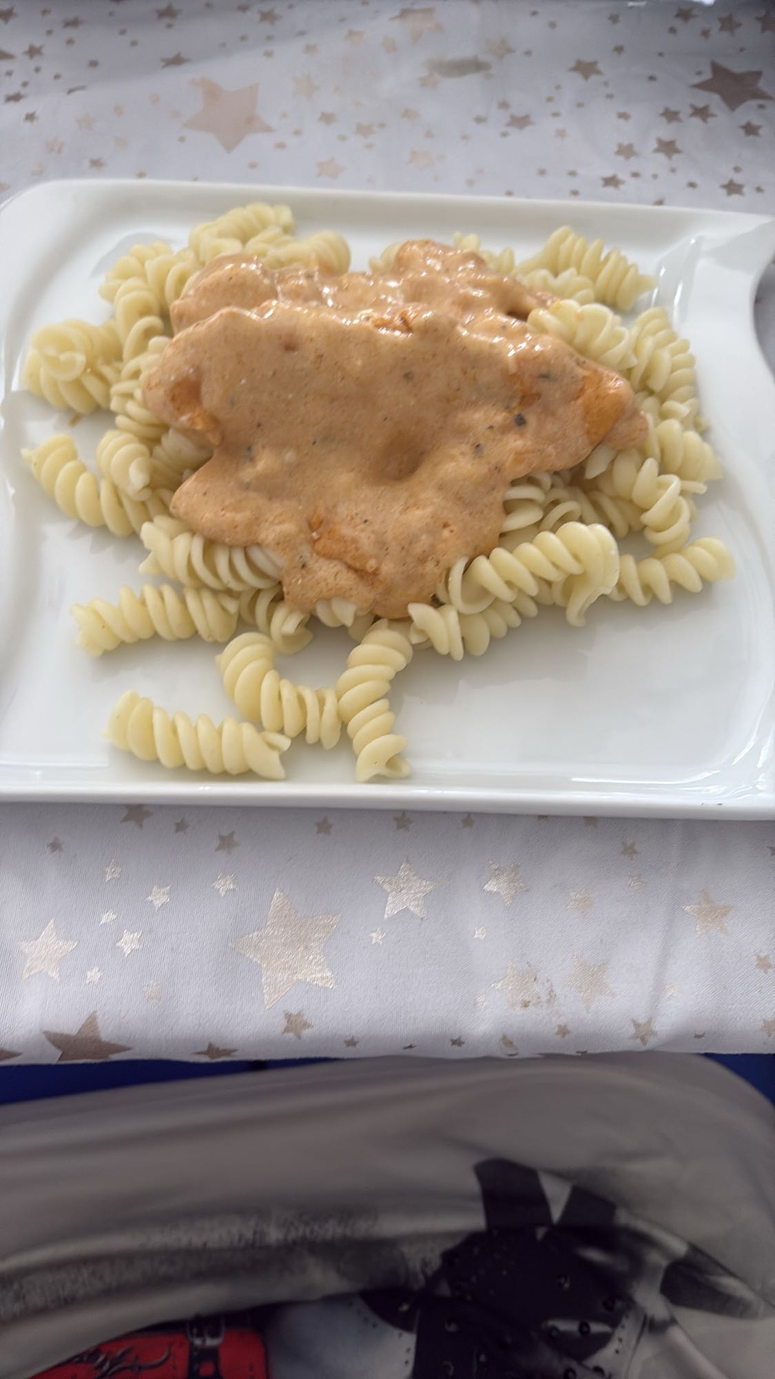 Tejszínes csirkés tészta