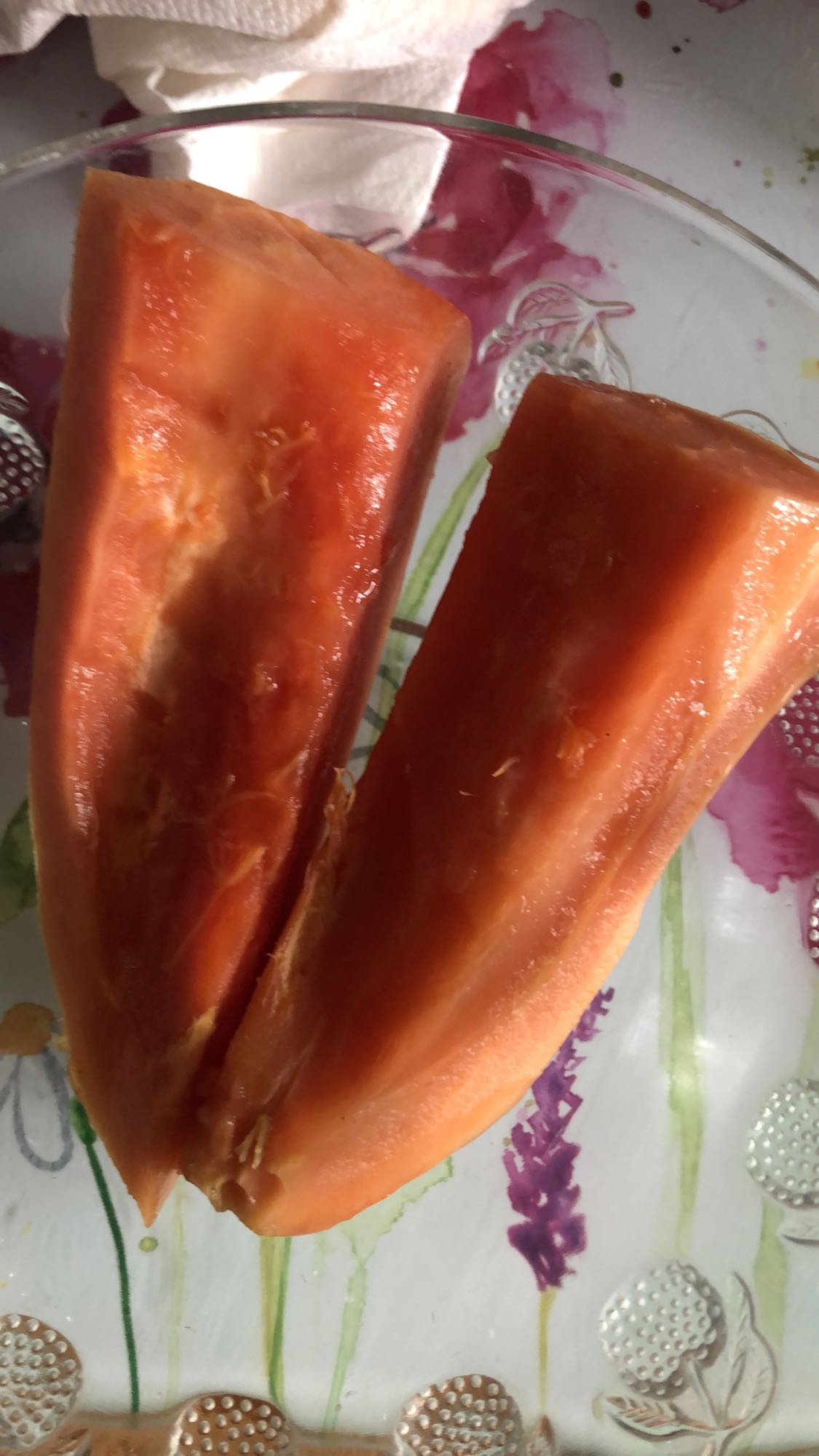 Fresh Papaya Slices