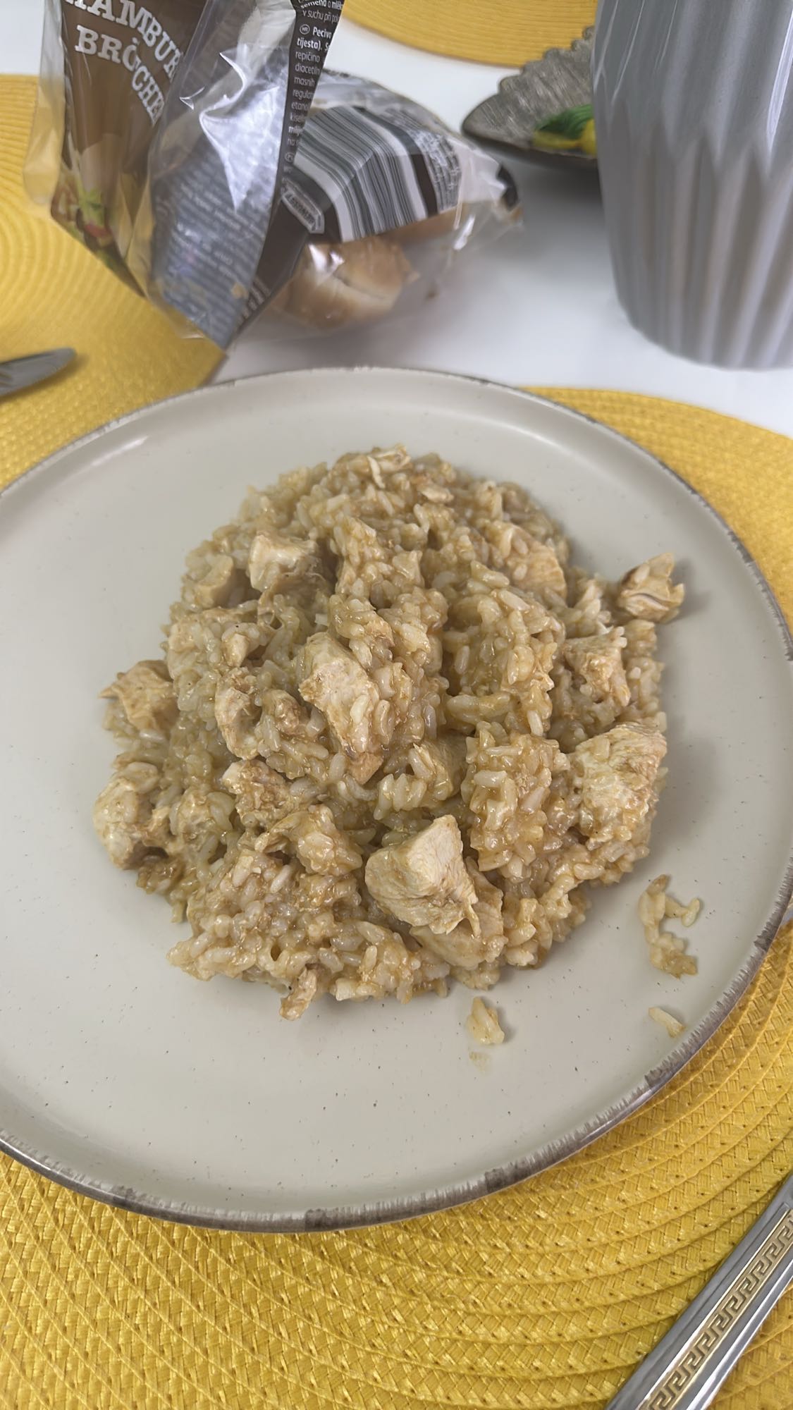 Orez cu piept de pui