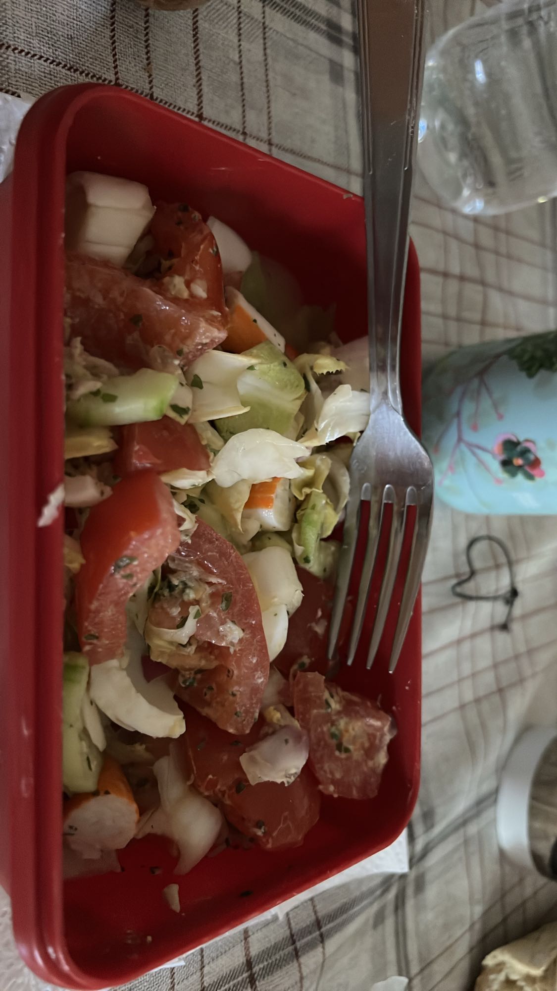 Salade de crabe