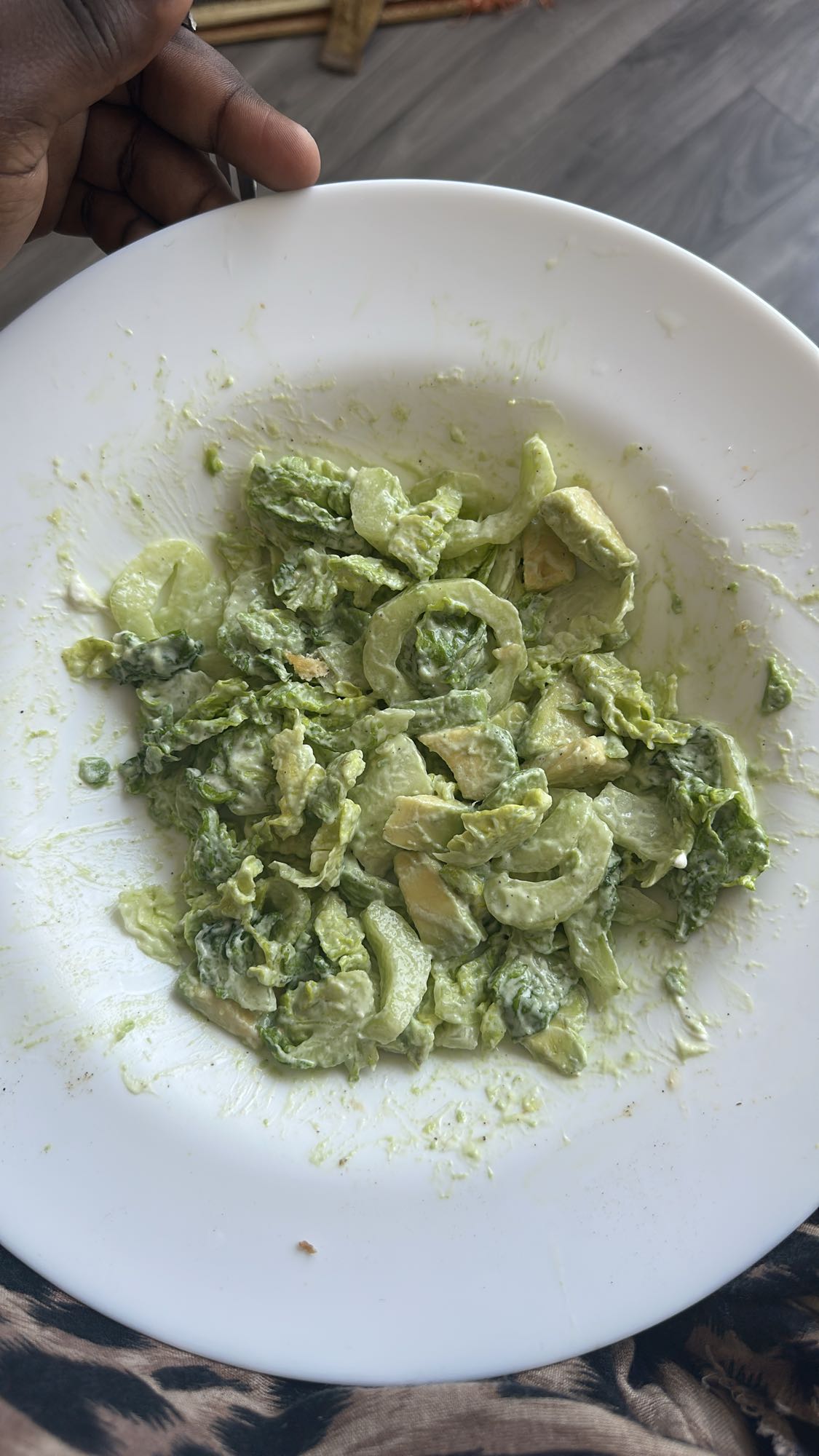 salade avocat concombre