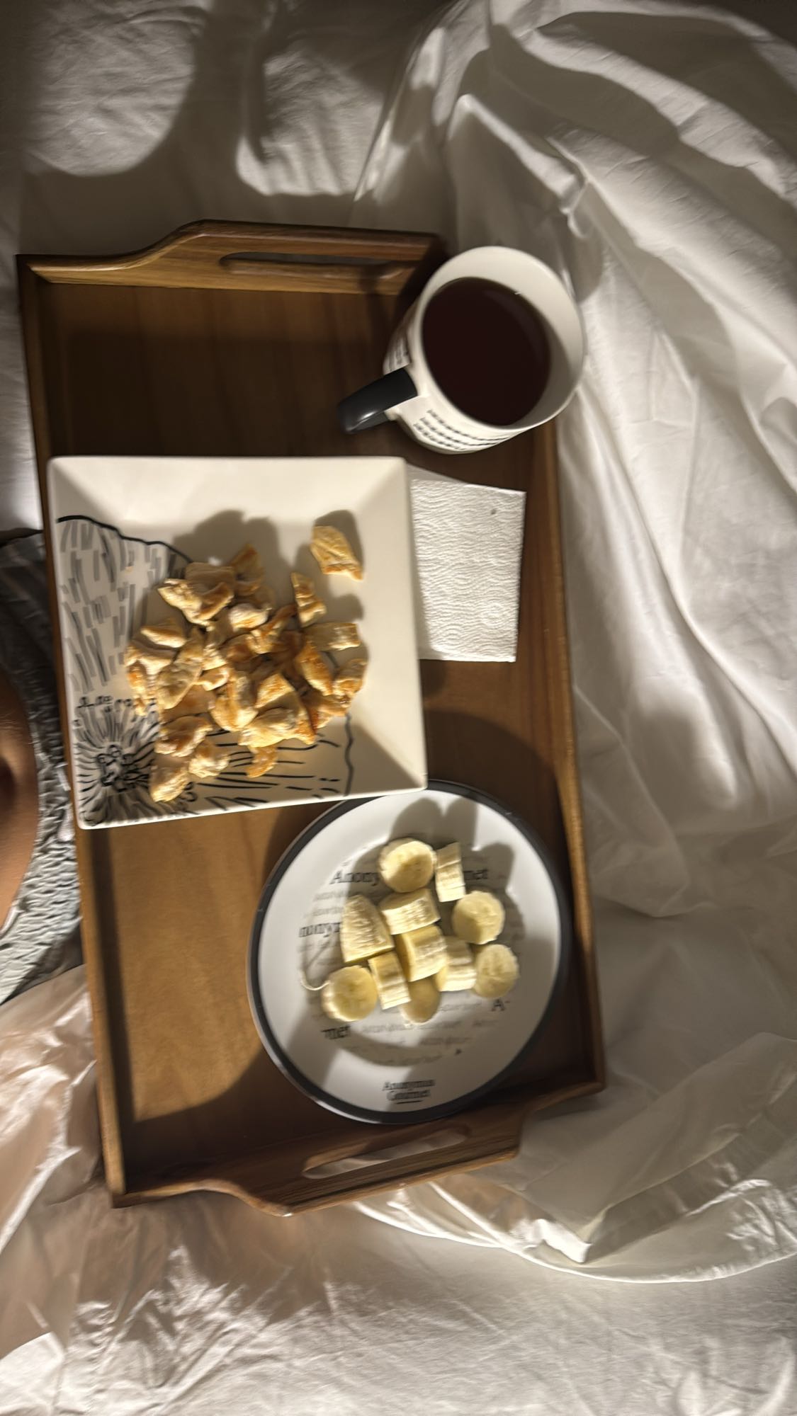 Desayuno pollo y plátano