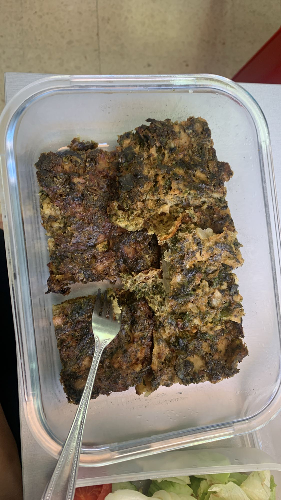 Baked Veggie Egg Squares