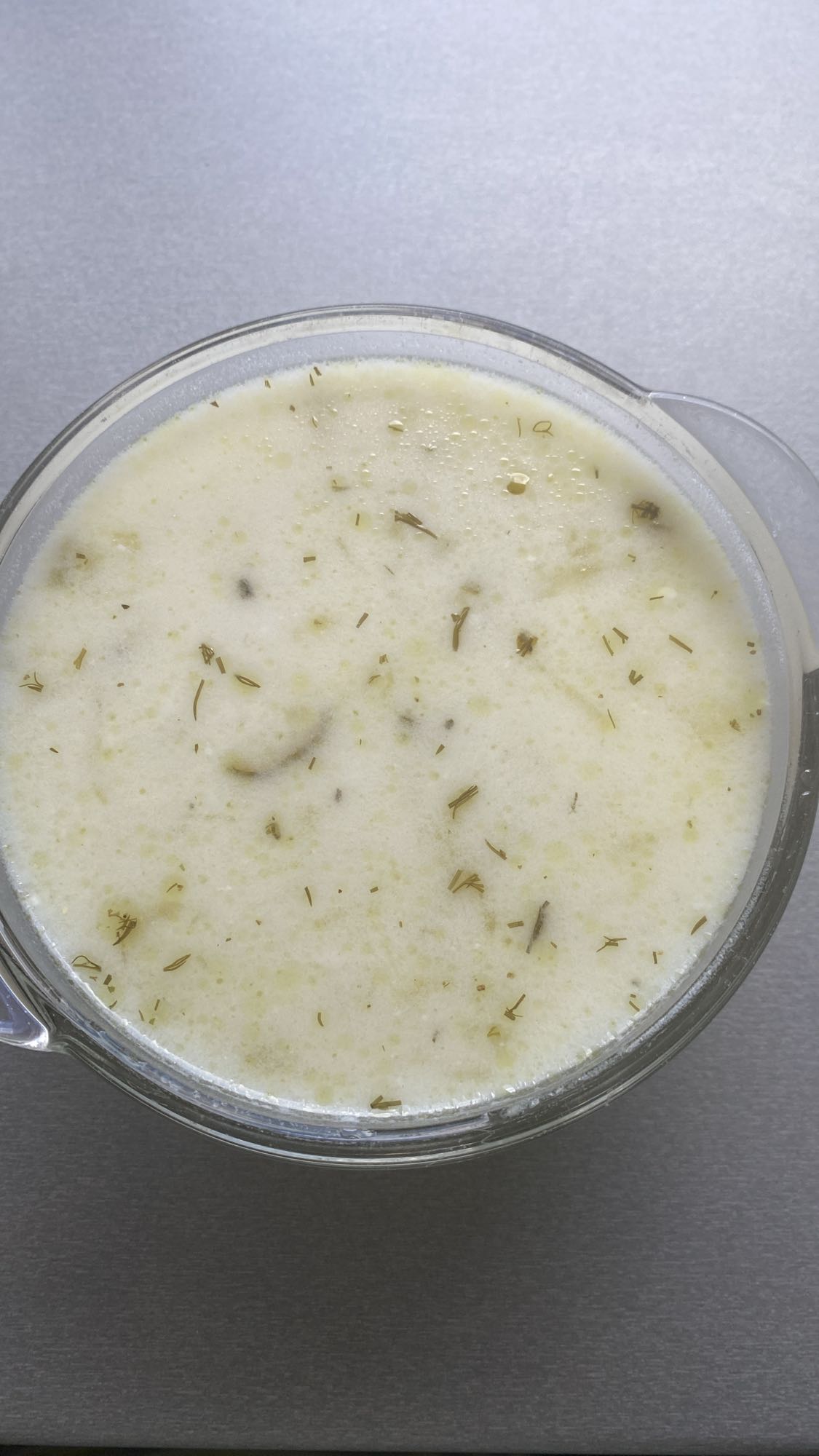 zupa śmietanowa z koperkiem