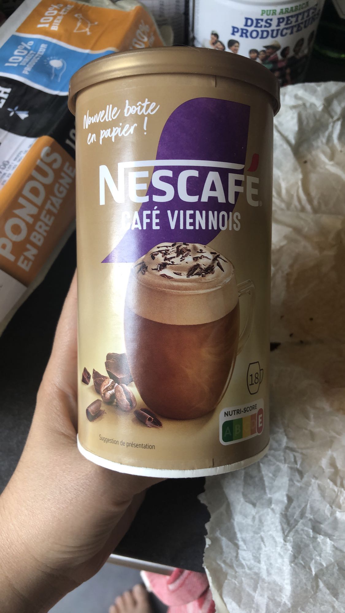 Café viennois instantané