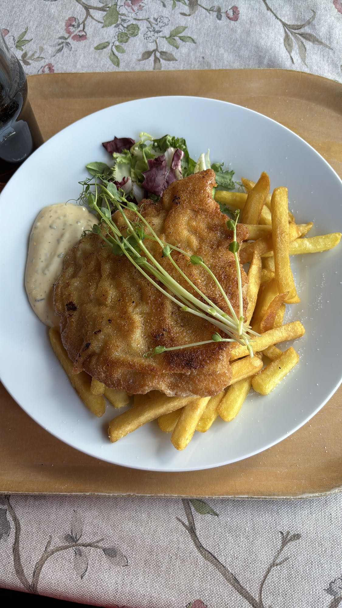 Schnitzel med pommes