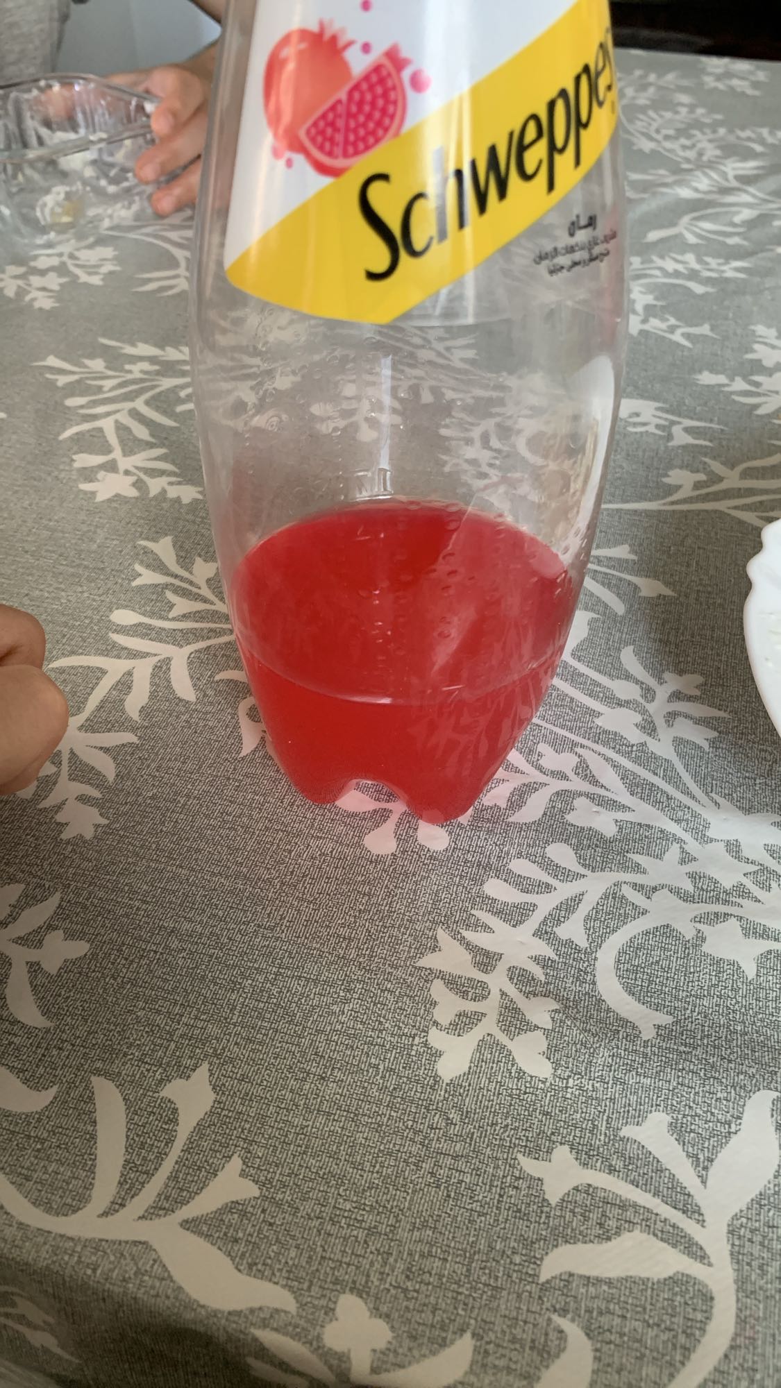 Pomegranate soda drink
