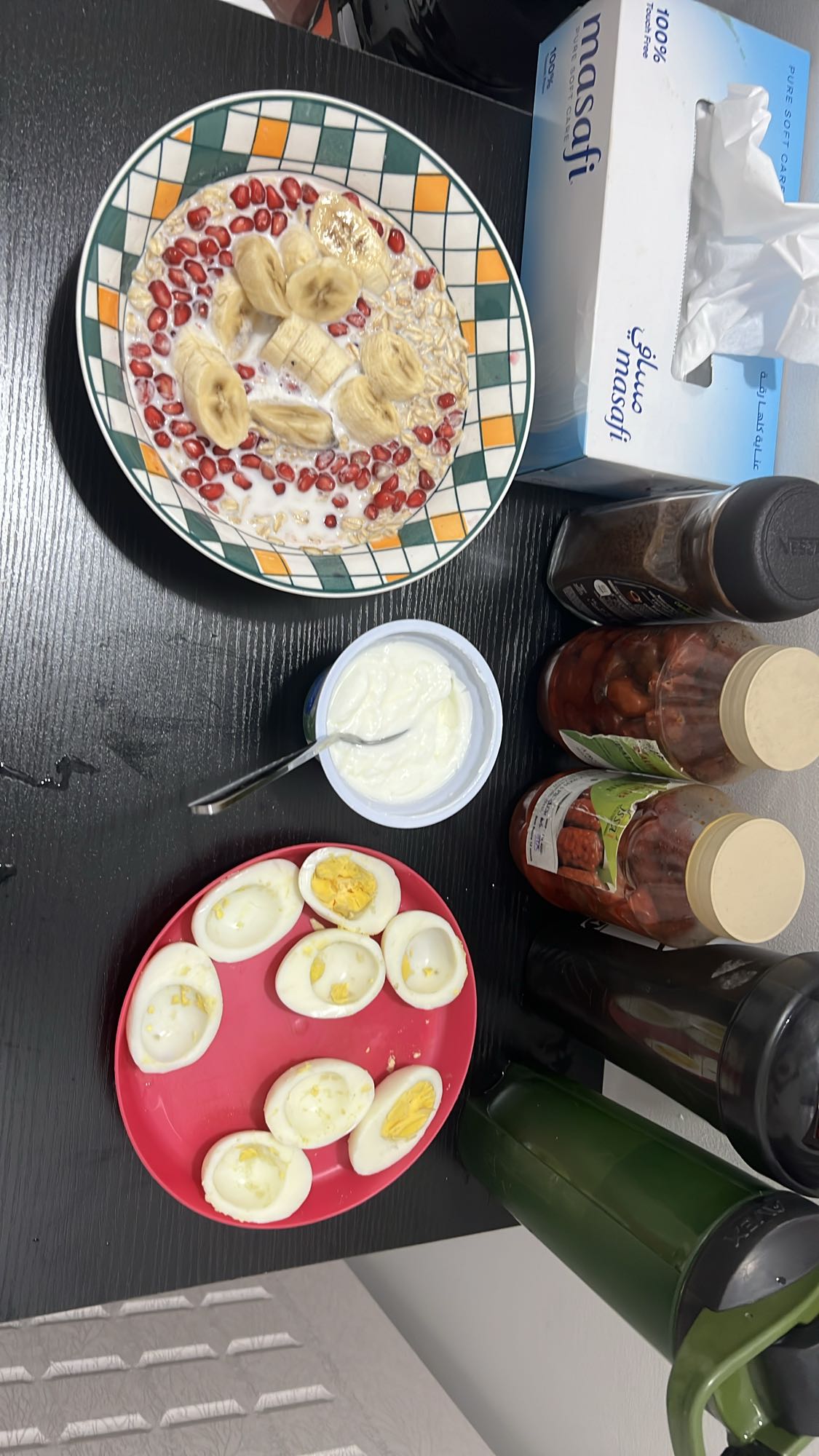 Eggs and Oatmeal Bowl