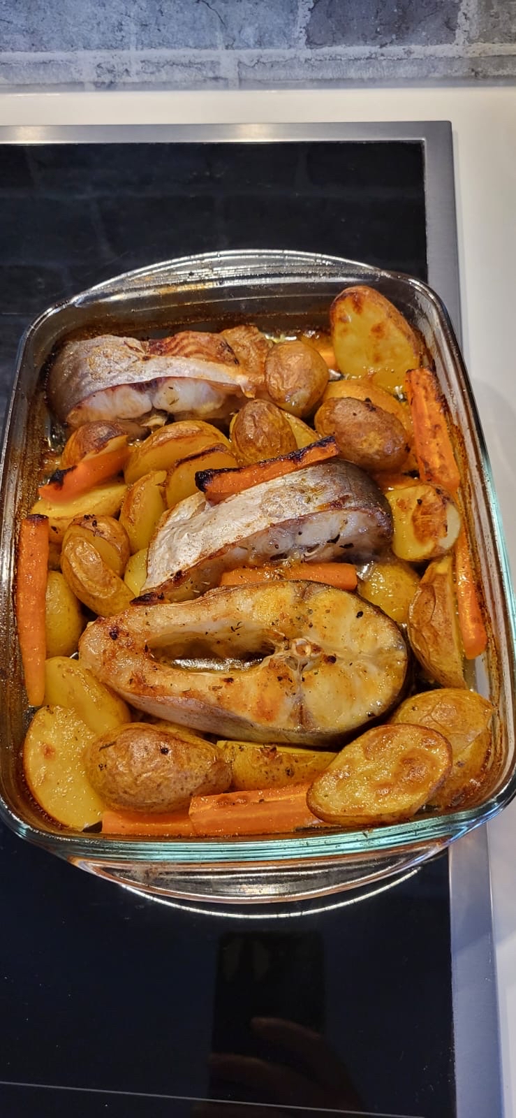 Baked Fish with Veggies