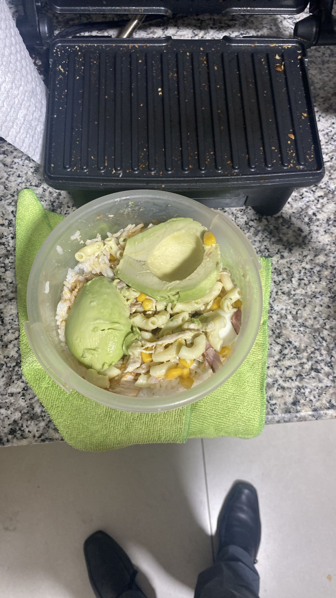 ensalada de pasta y arroz