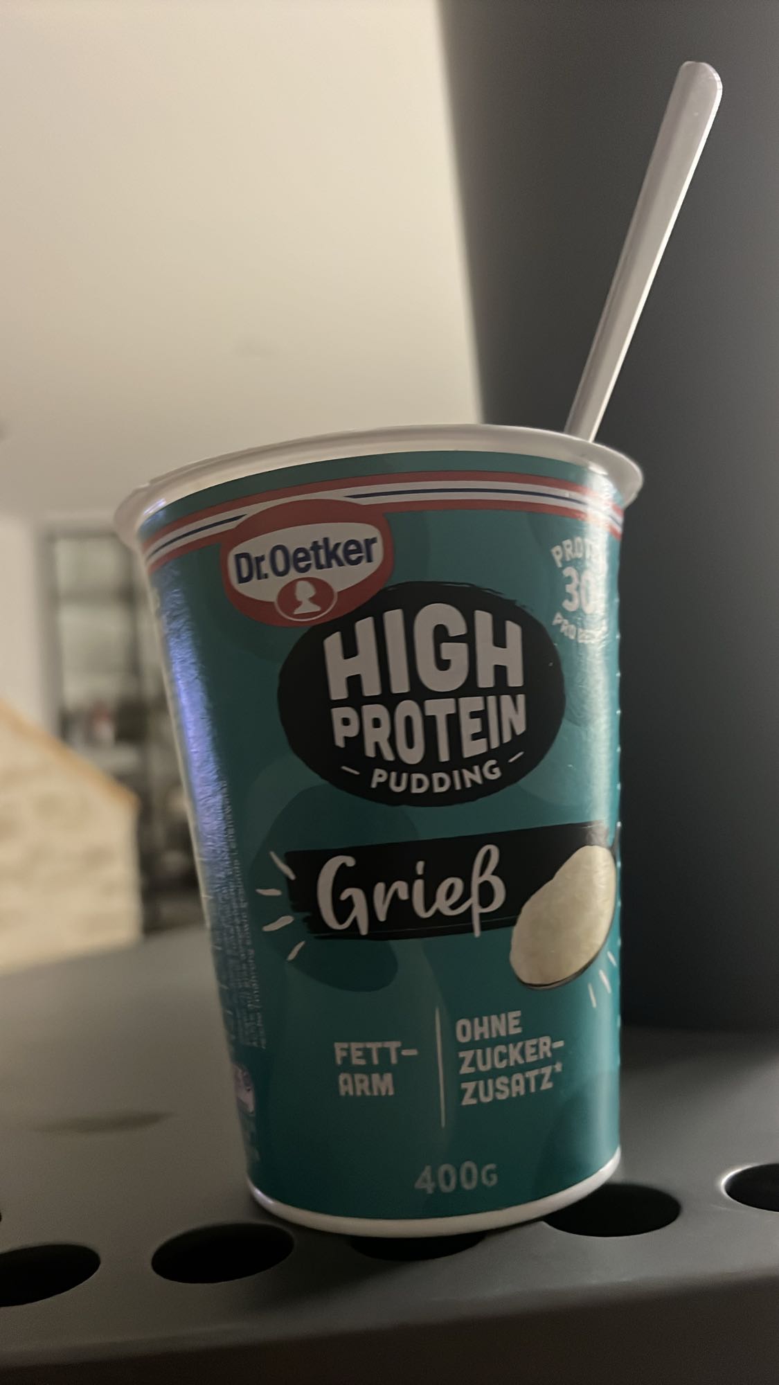 Wysokobiałkowy pudding grysikowy