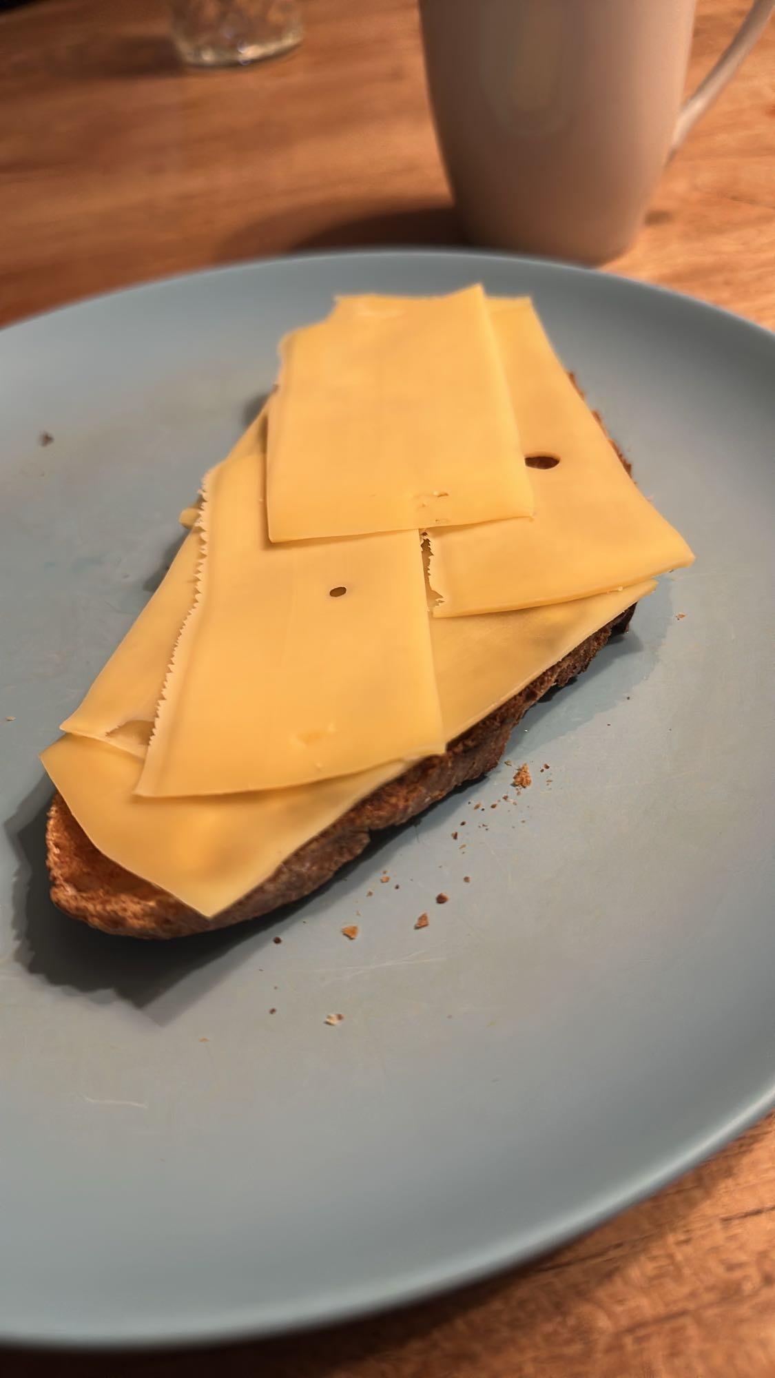 Kaas op volkorenbrood