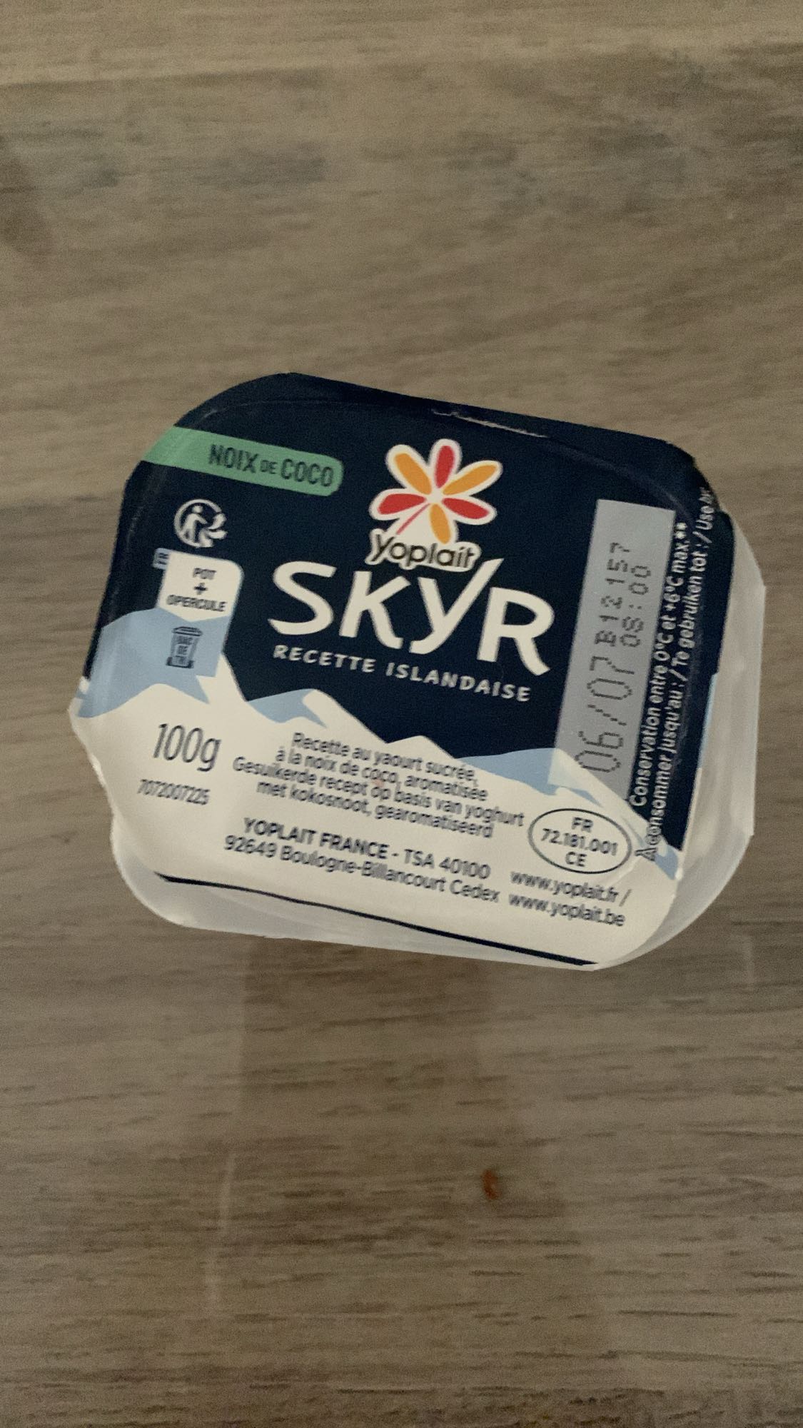 Skyr noix de coco
