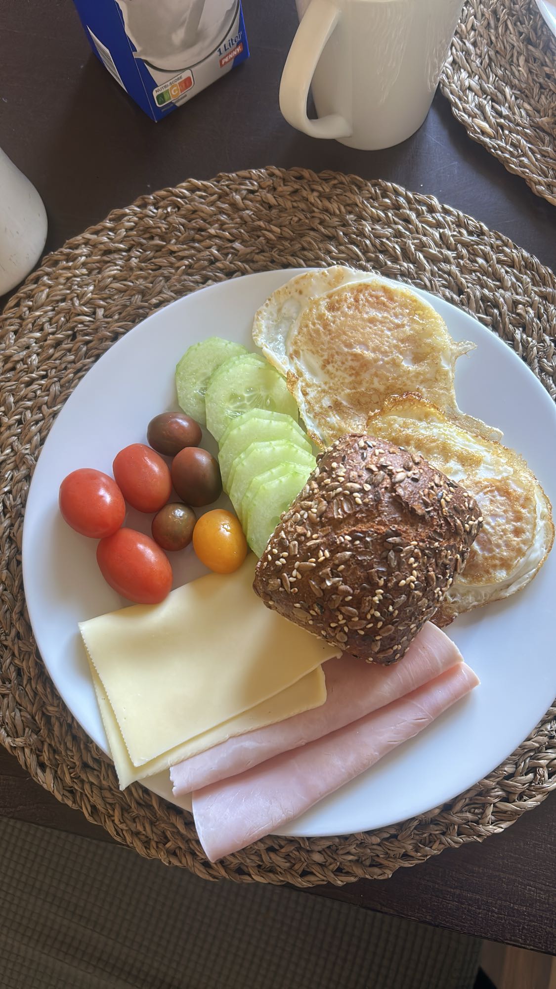 Desayuno mixto saludable