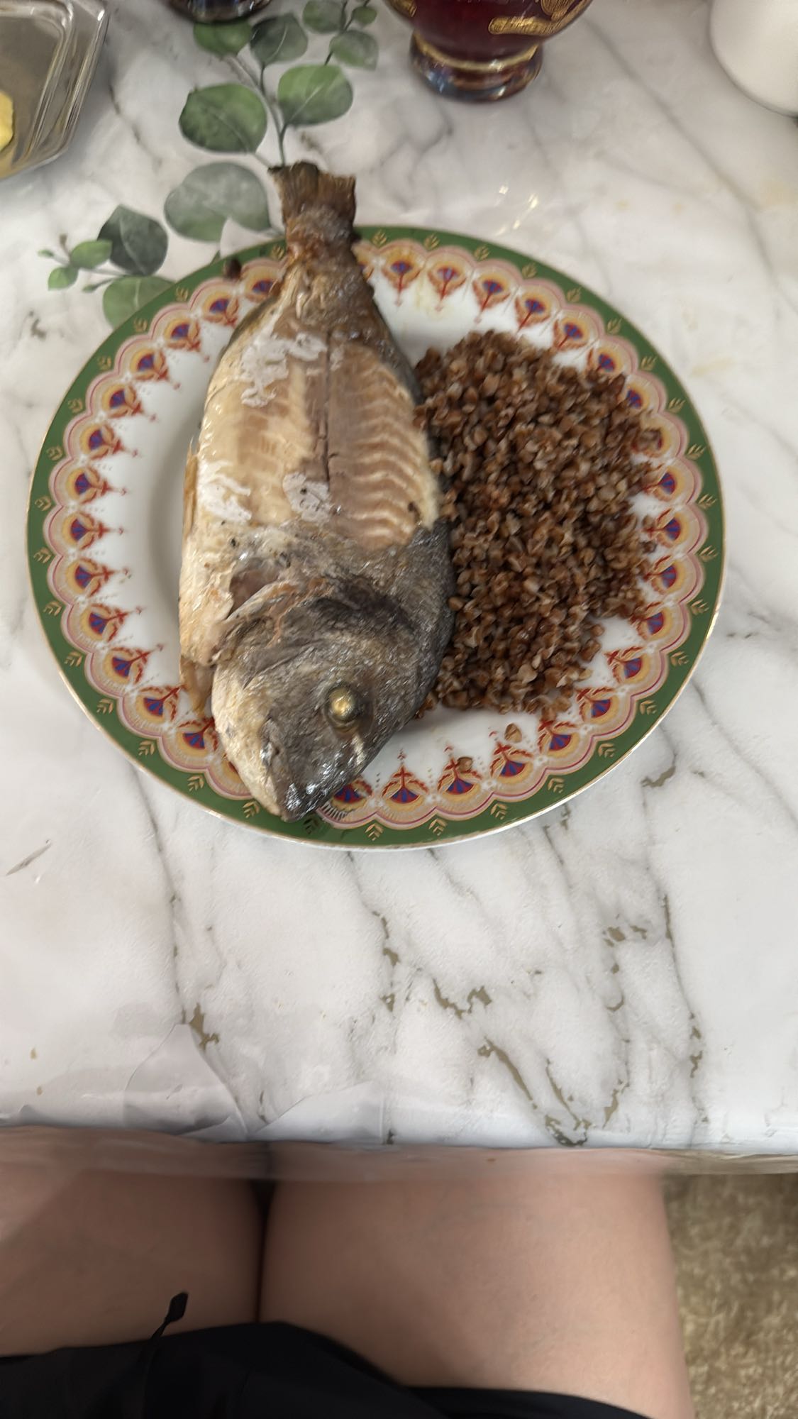 Рыба с гречкой