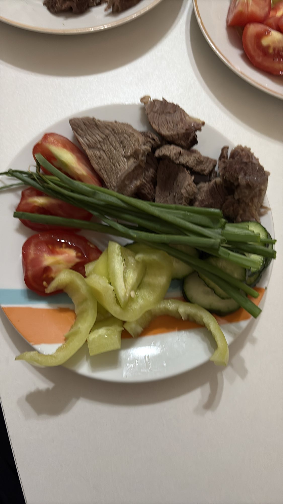 говядина с овощами