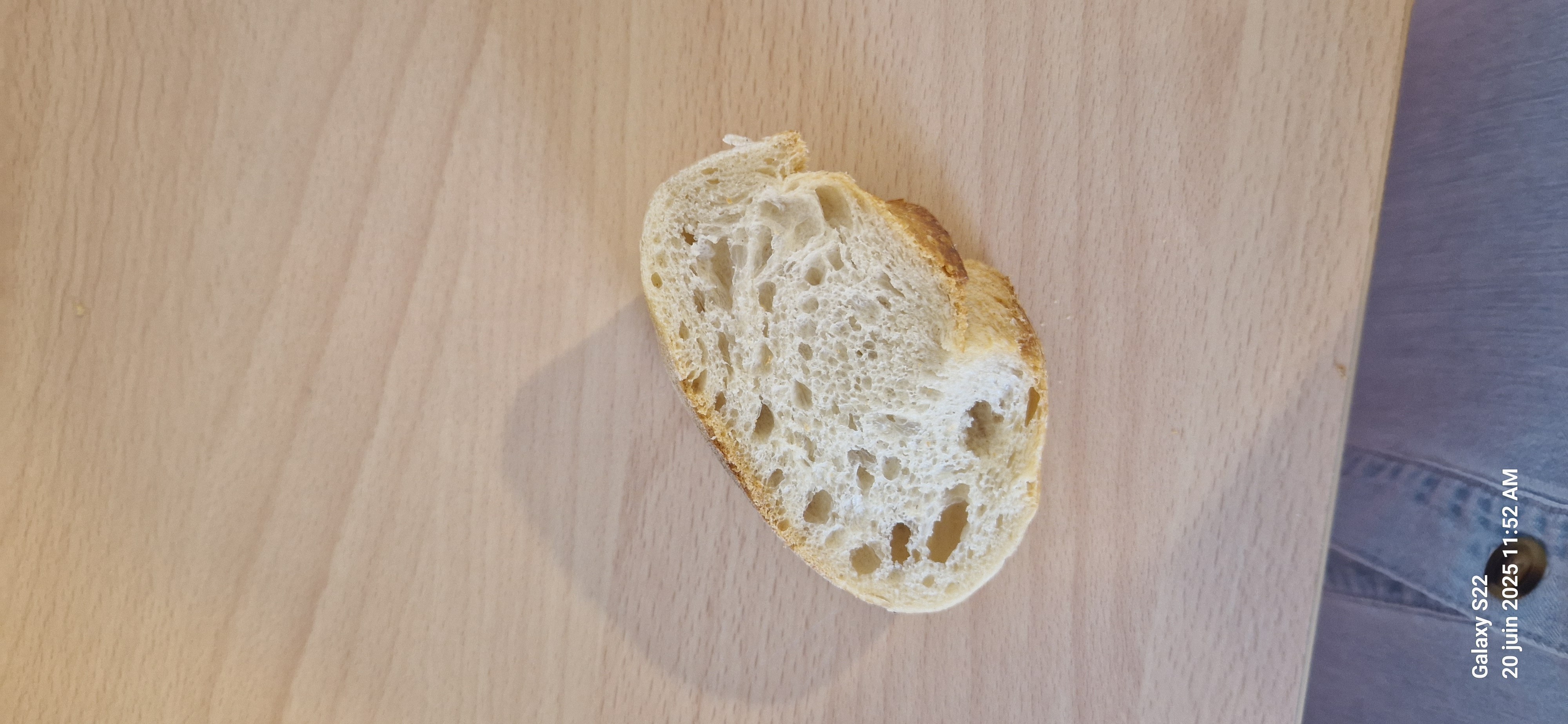 Tranche de pain blanc