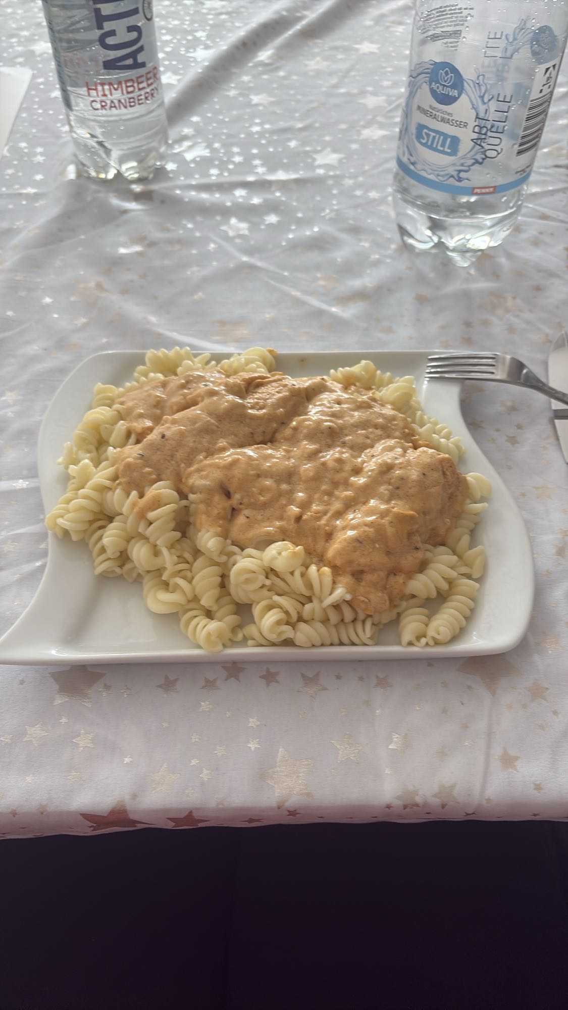 Tejszínes csirkés tészta