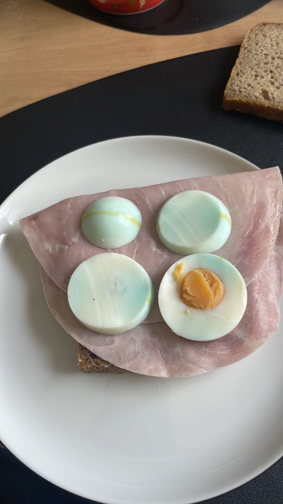 Ham Egg Rye Sandwich