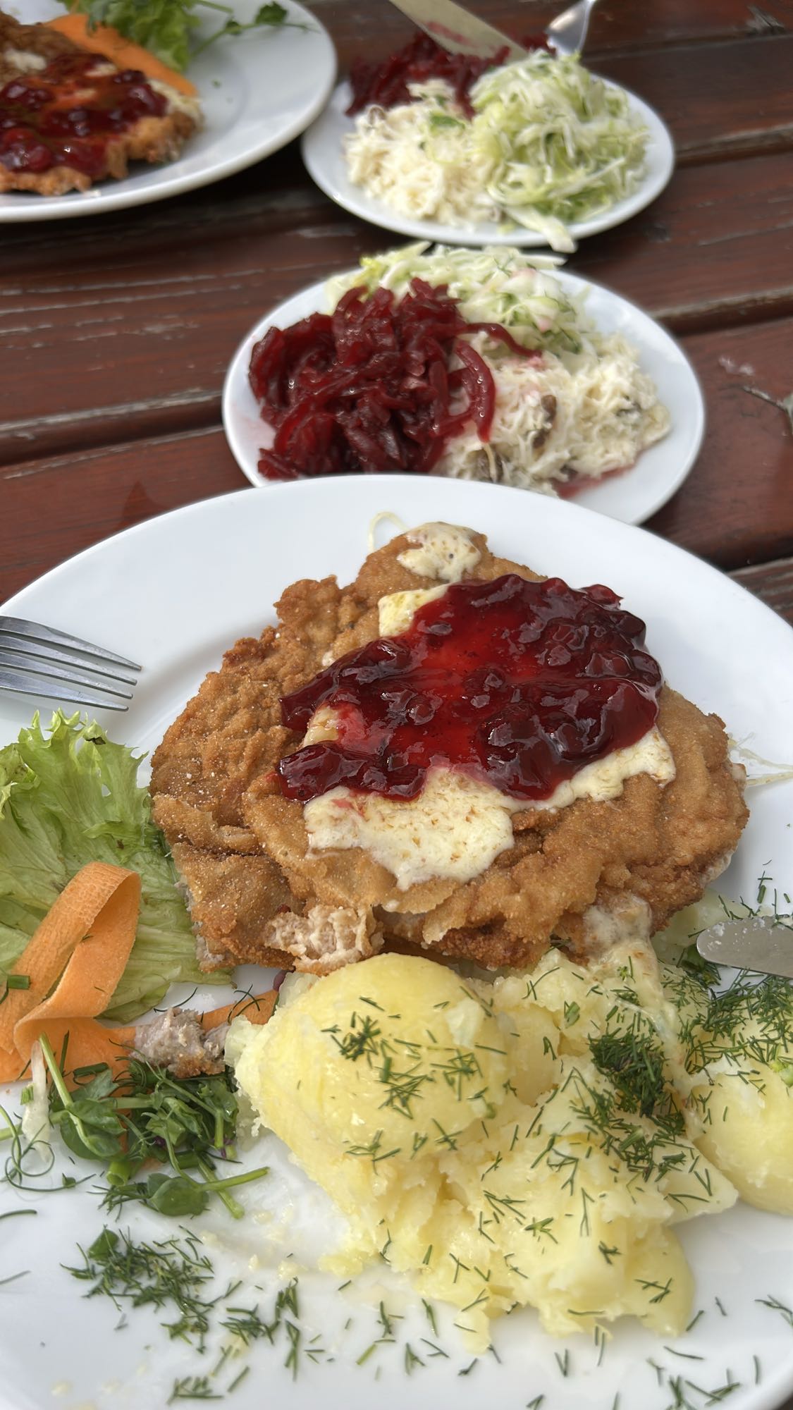 Kotlet schabowy z ziemniakami