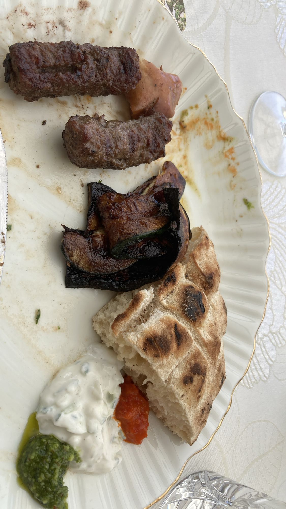 Grilltallrik med såser