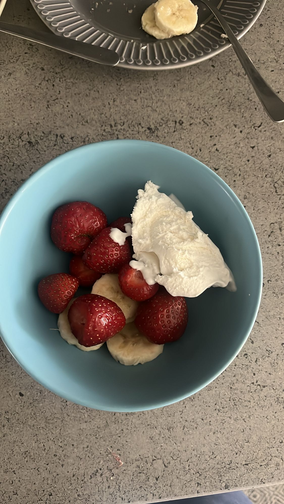 Jordgubb banan yoghurt