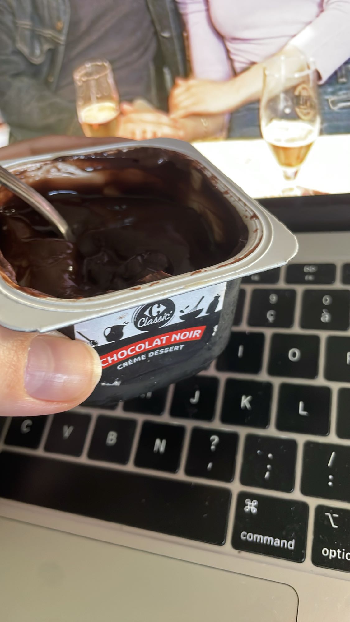 Dark Chocolate Cream Dessert