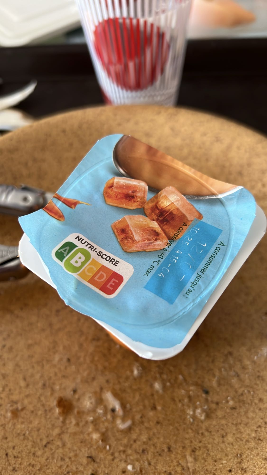 Yaourt au caramel