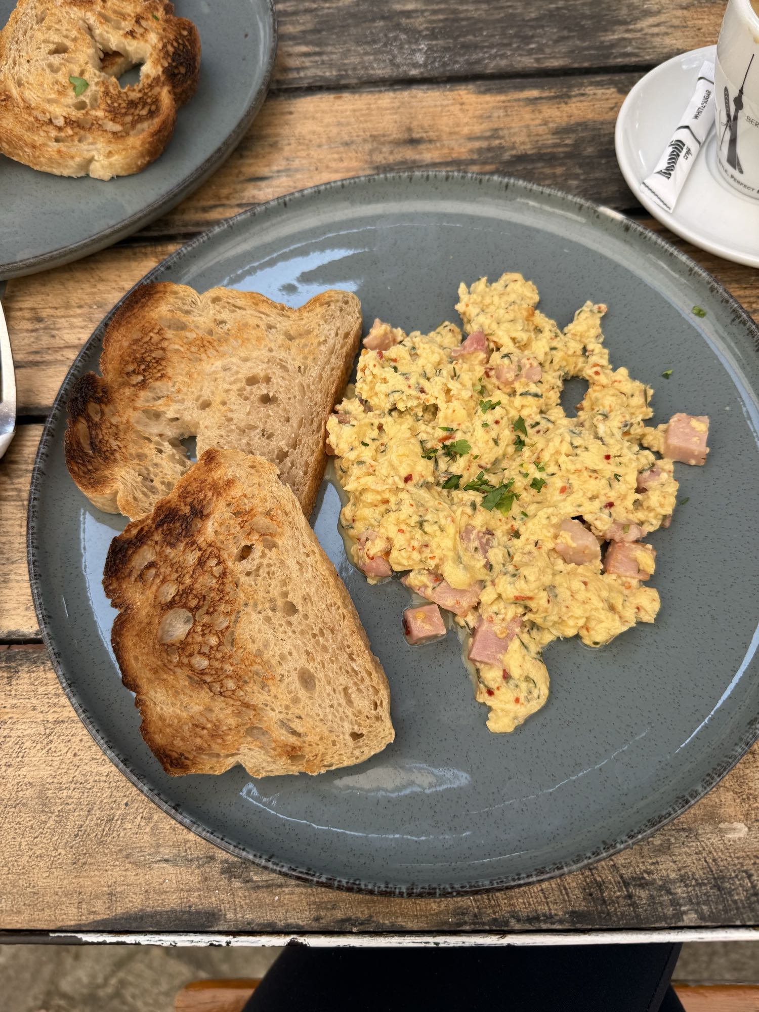 Scrambled Eggs & Toast