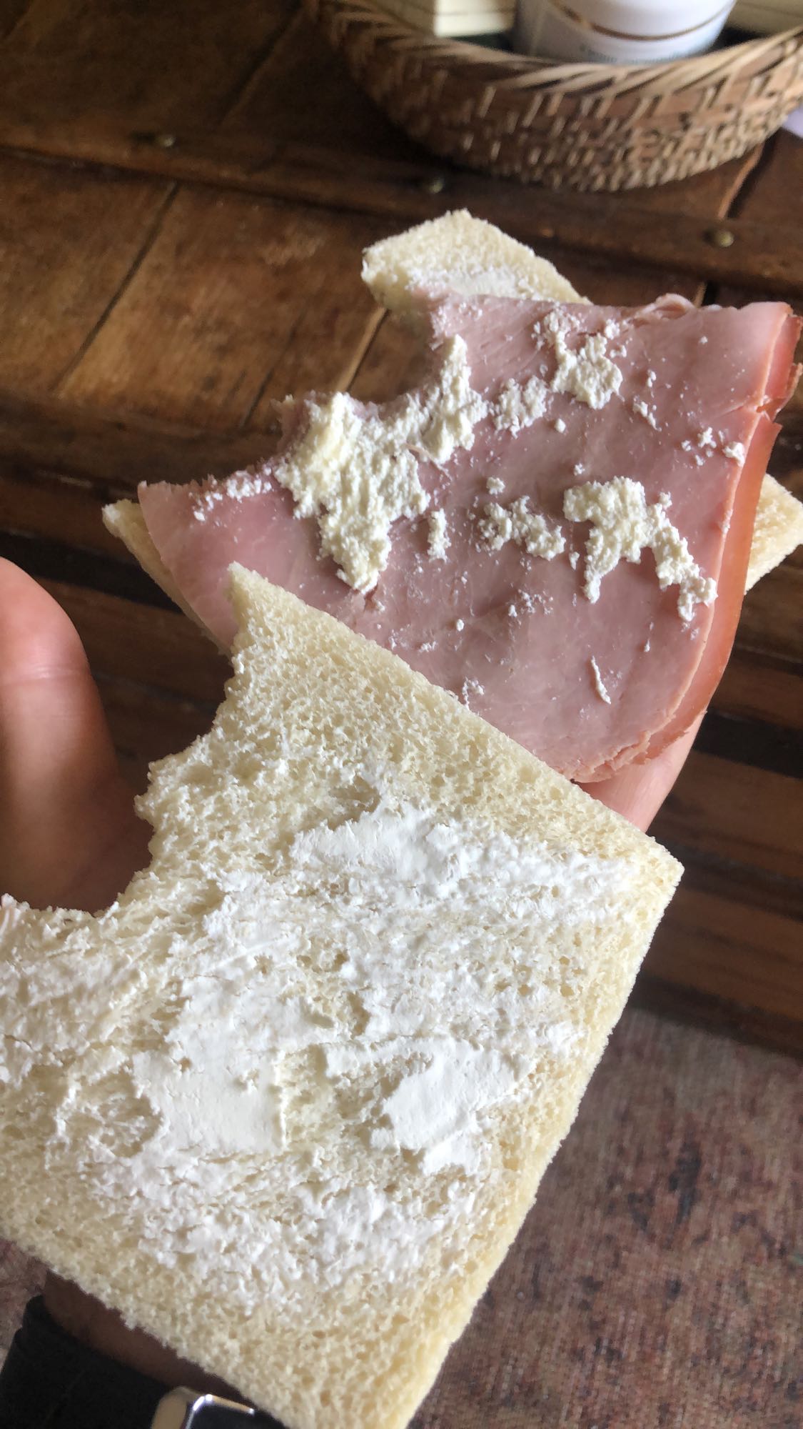 Sandwich jambon fromage