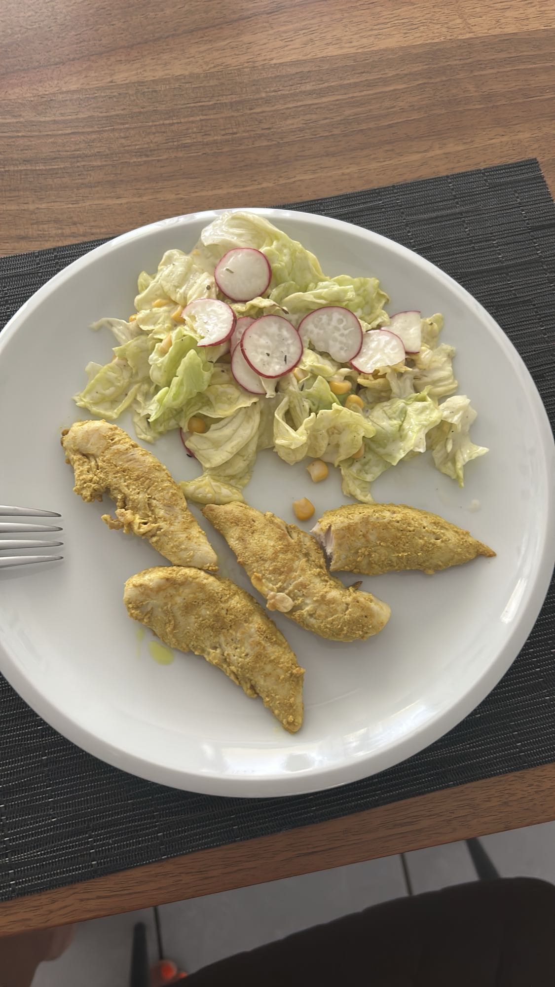 Kipfilet met salade
