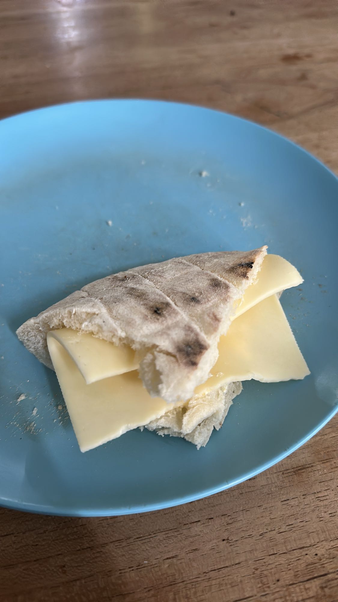 Pitabroodje met kaas