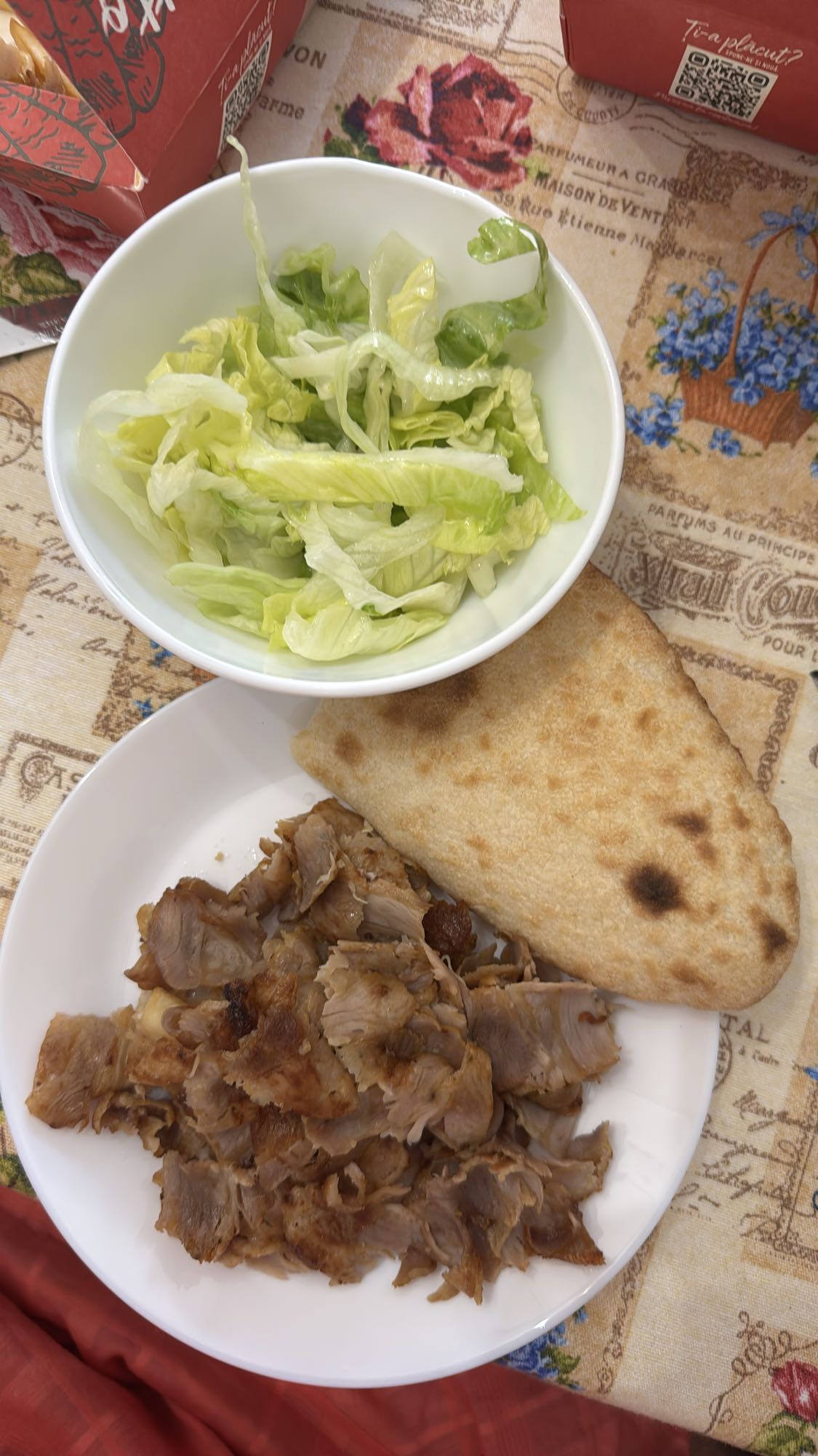 Shaorma cu salată simplă
