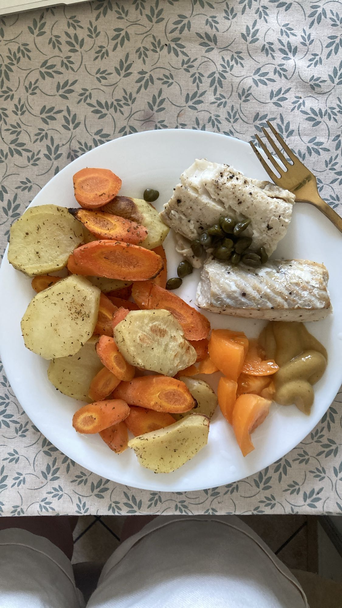 Fish with veggies