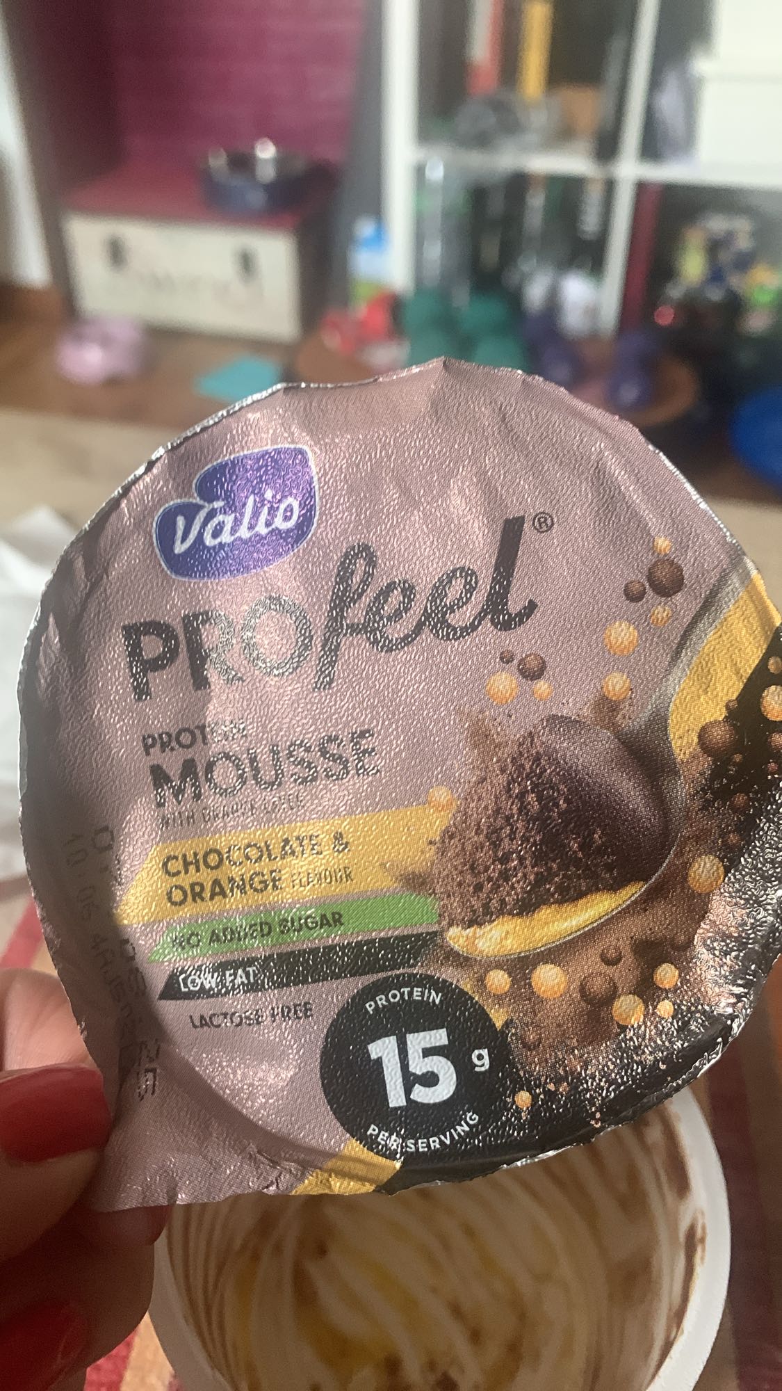 Mousse chocolate naranja