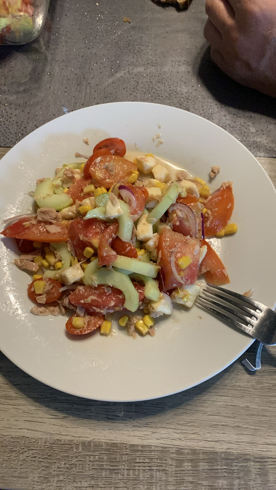 Salade composée fraîche