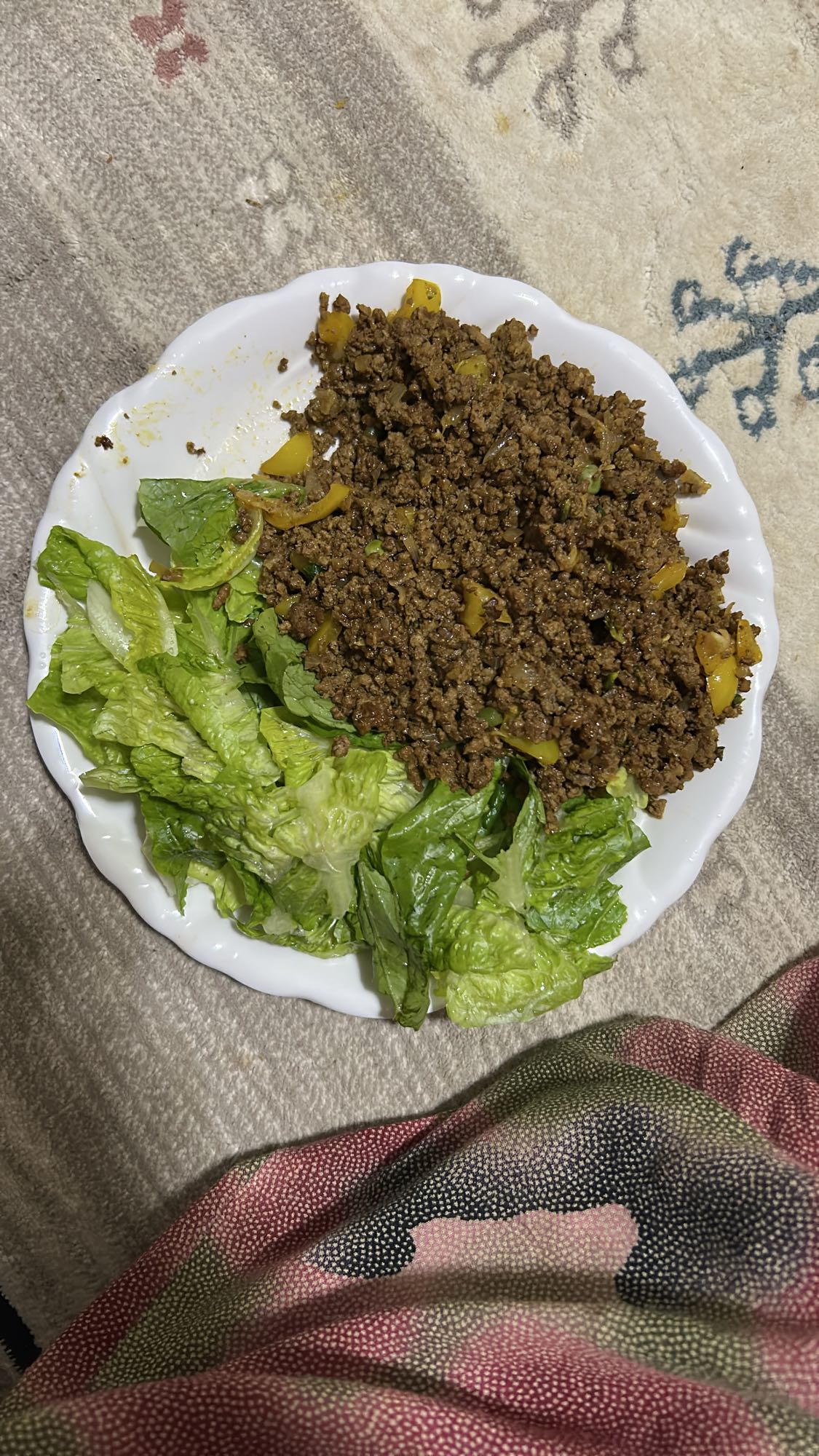 Beef and Lettuce Plate