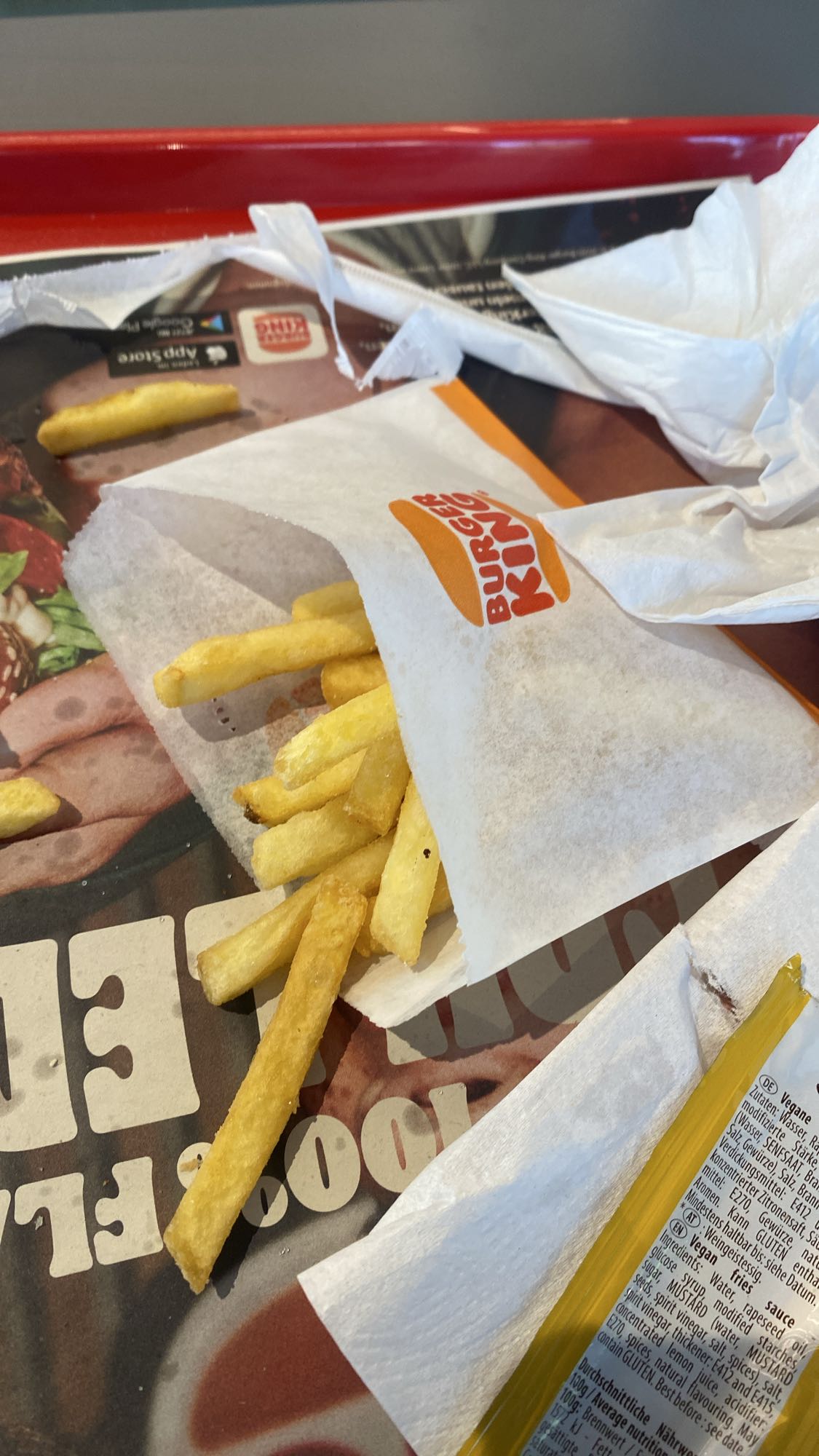 Burger King friet klein